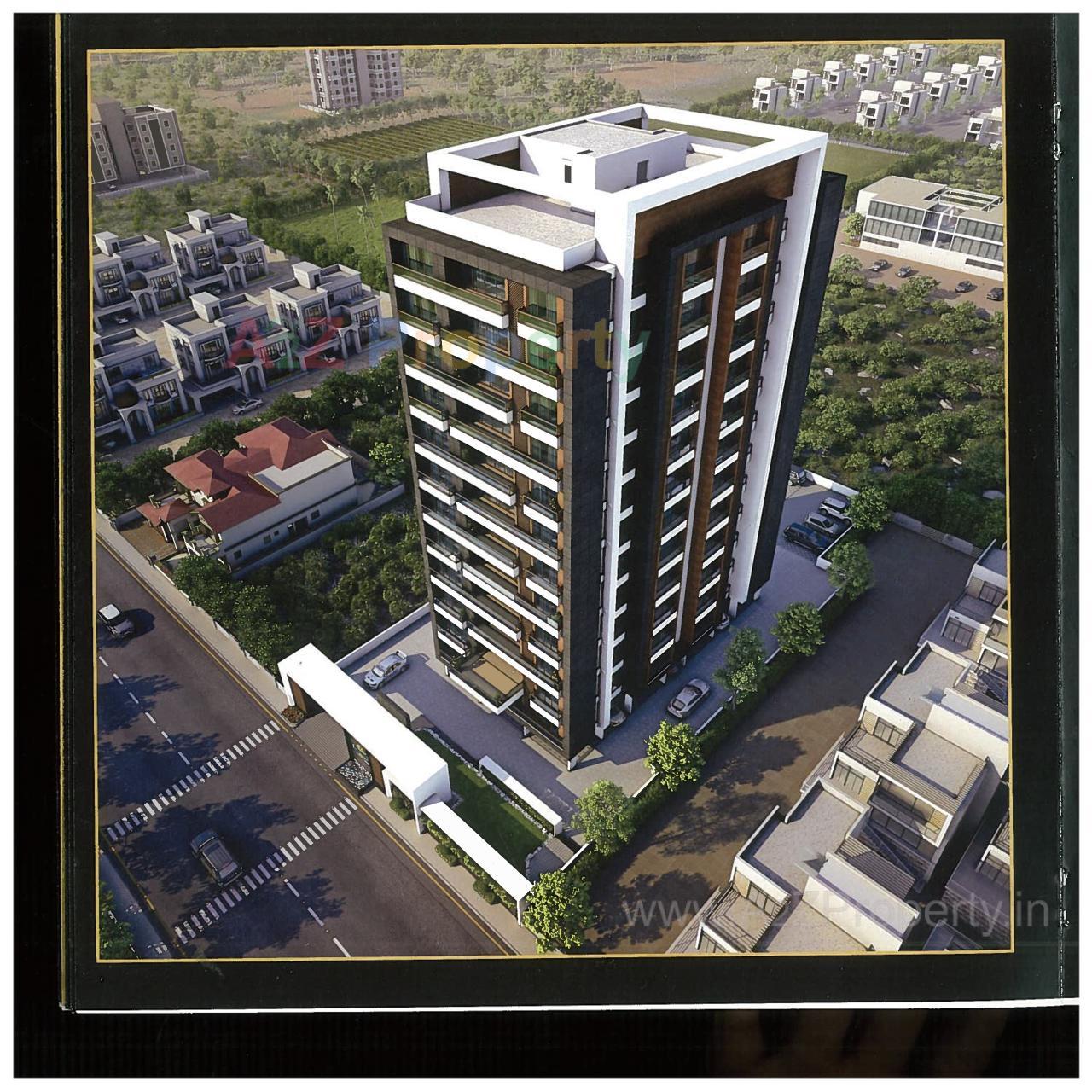 3D Elevation of real estate project Lotus located at Dabholi, Surat, Gujarat