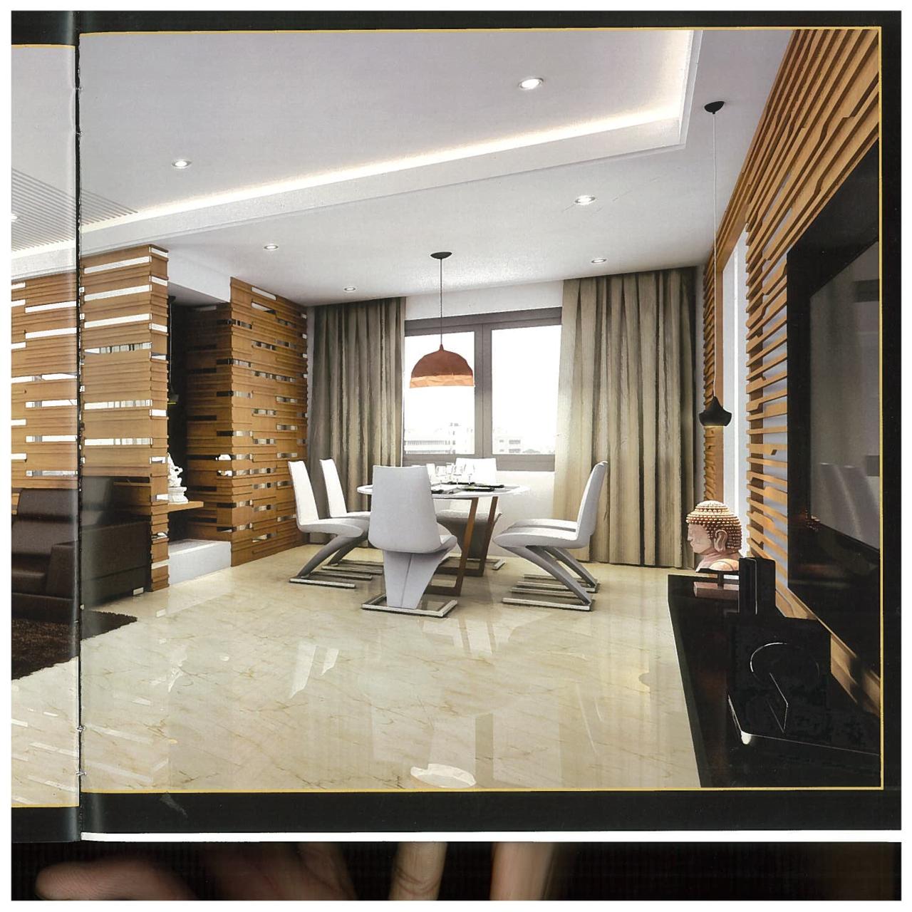 3D Elevation of real estate project Lotus located at Dabholi, Surat, Gujarat