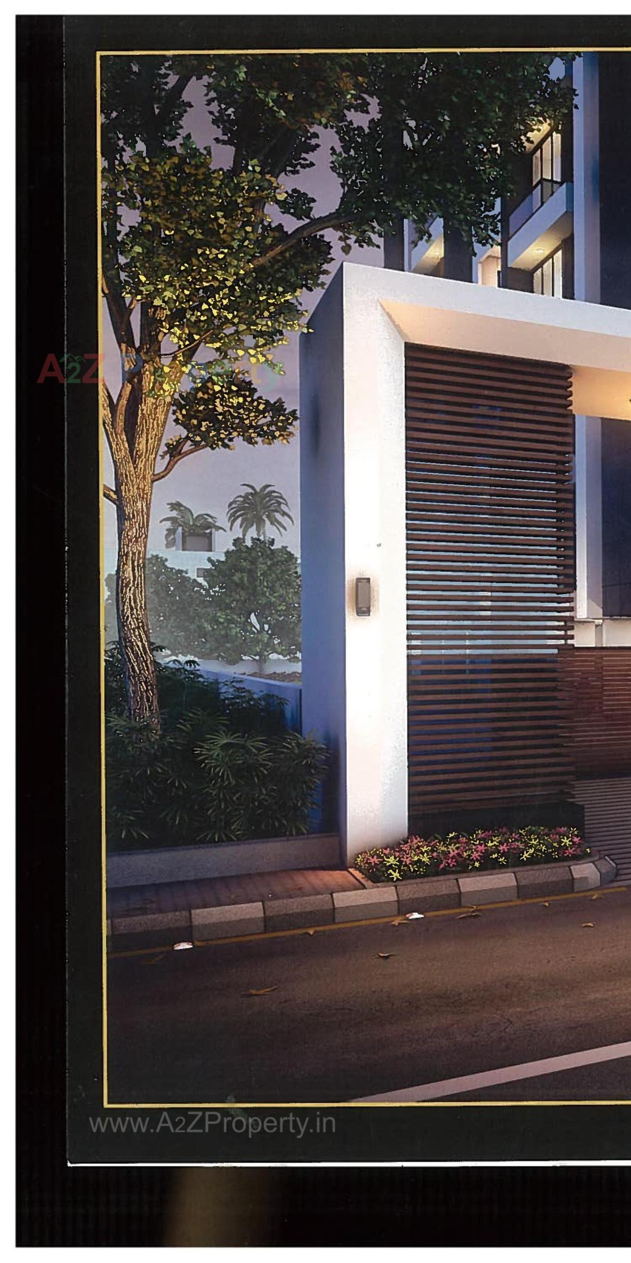 3D Elevation of real estate project Lotus located at Dabholi, Surat, Gujarat