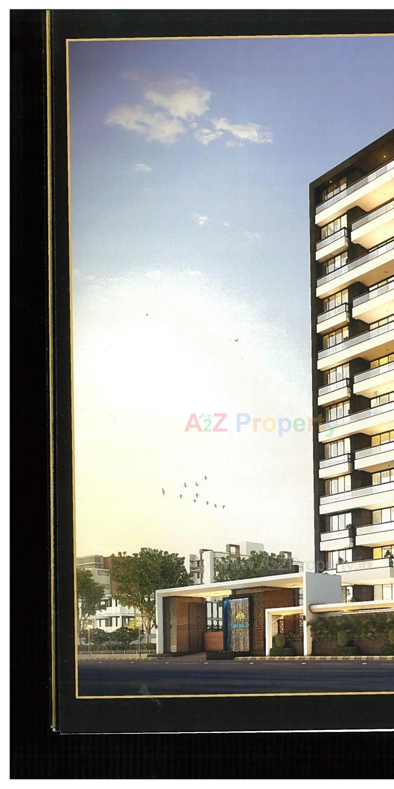 3D Elevation of real estate project Lotus located at Dabholi, Surat, Gujarat