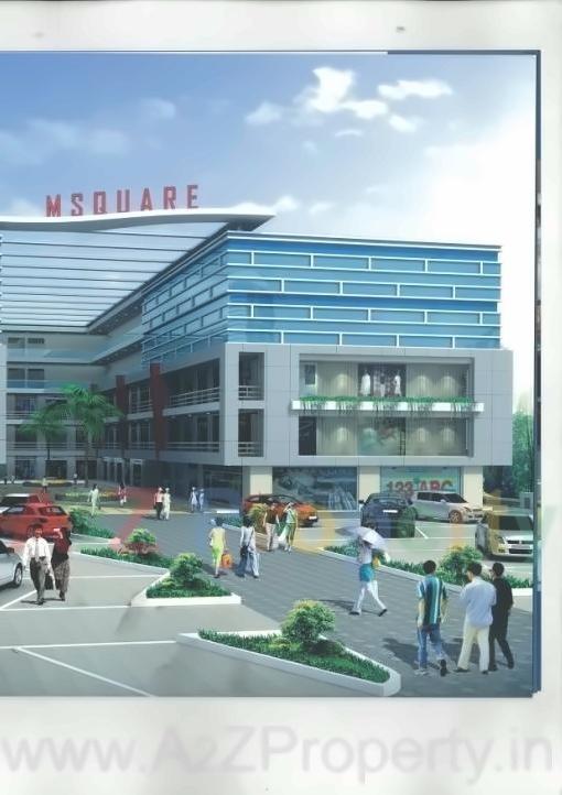 3D Elevation of real estate project M Square located at Kadodara, Surat, Gujarat