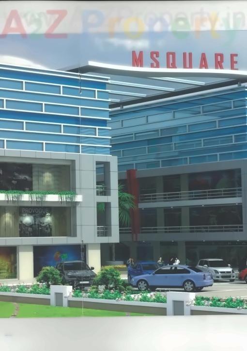 3D Elevation of real estate project M Square located at Kadodara, Surat, Gujarat