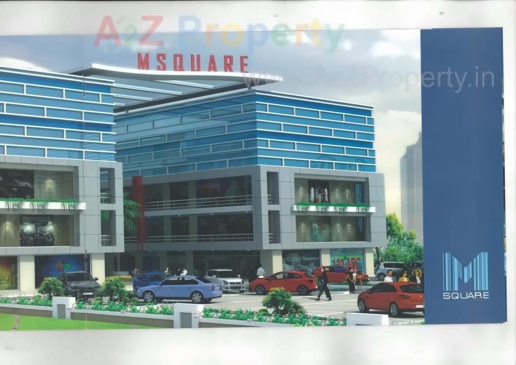3D Elevation of real estate project M Square located at Kadodara, Surat, Gujarat