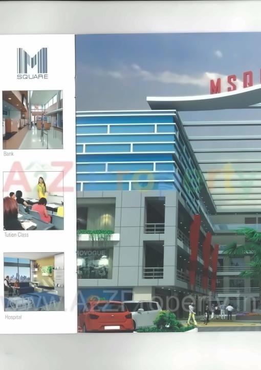 3D Elevation of real estate project M Square located at Kadodara, Surat, Gujarat