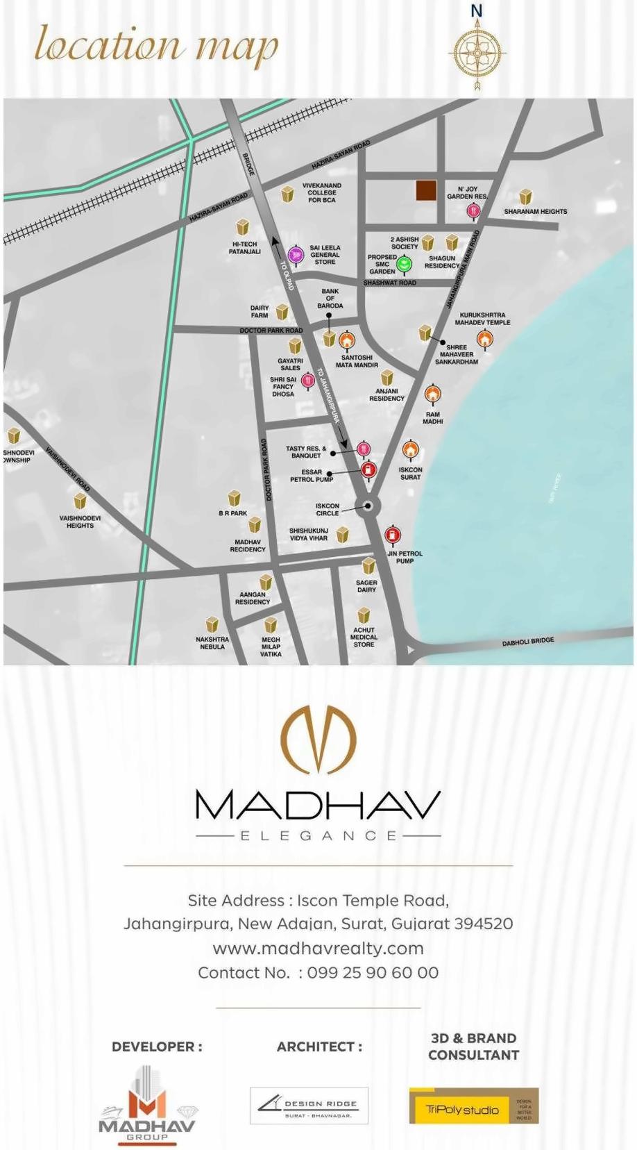  of real estate project Madhav Elegance located at Jahangir-pura, Surat, Gujarat