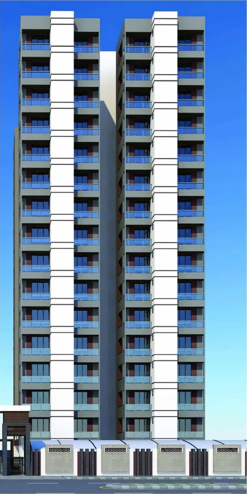 3D Elevation of real estate project Madhav Elegance located at Jahangir-pura, Surat, Gujarat