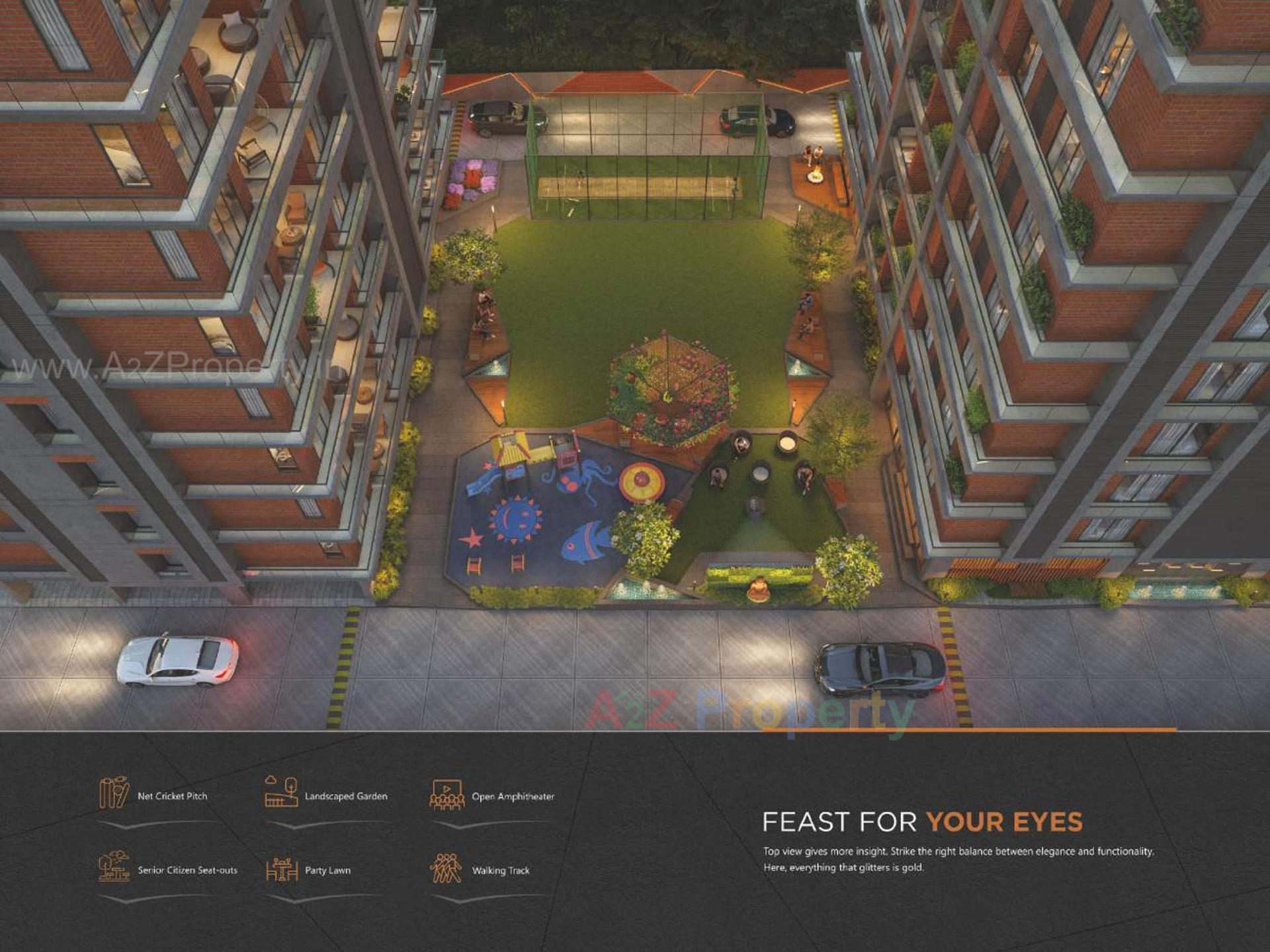 3D Elevation of real estate project Madhav Opulence located at Pal, Surat, Gujarat