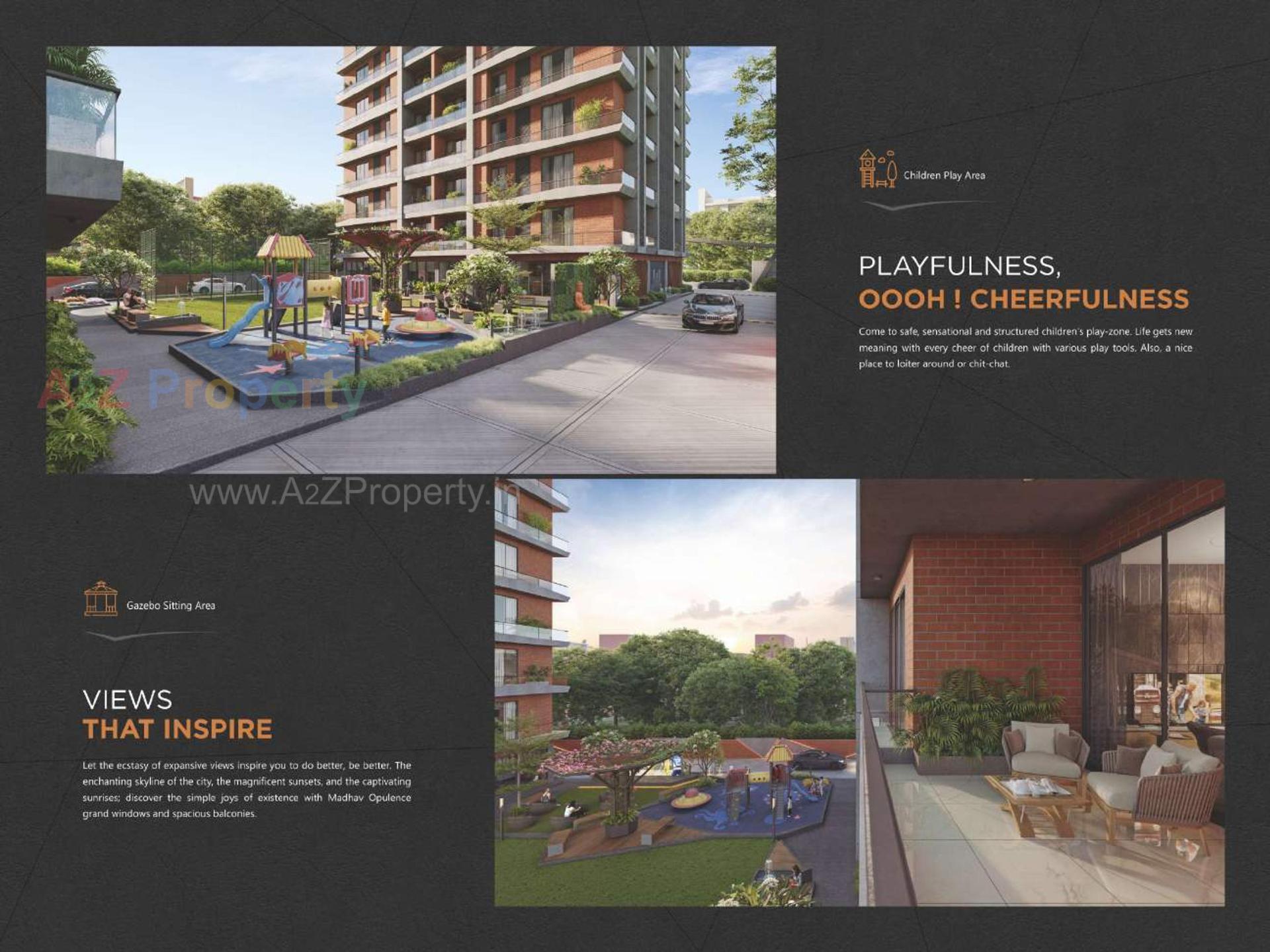 3D Elevation of real estate project Madhav Opulence located at Pal, Surat, Gujarat