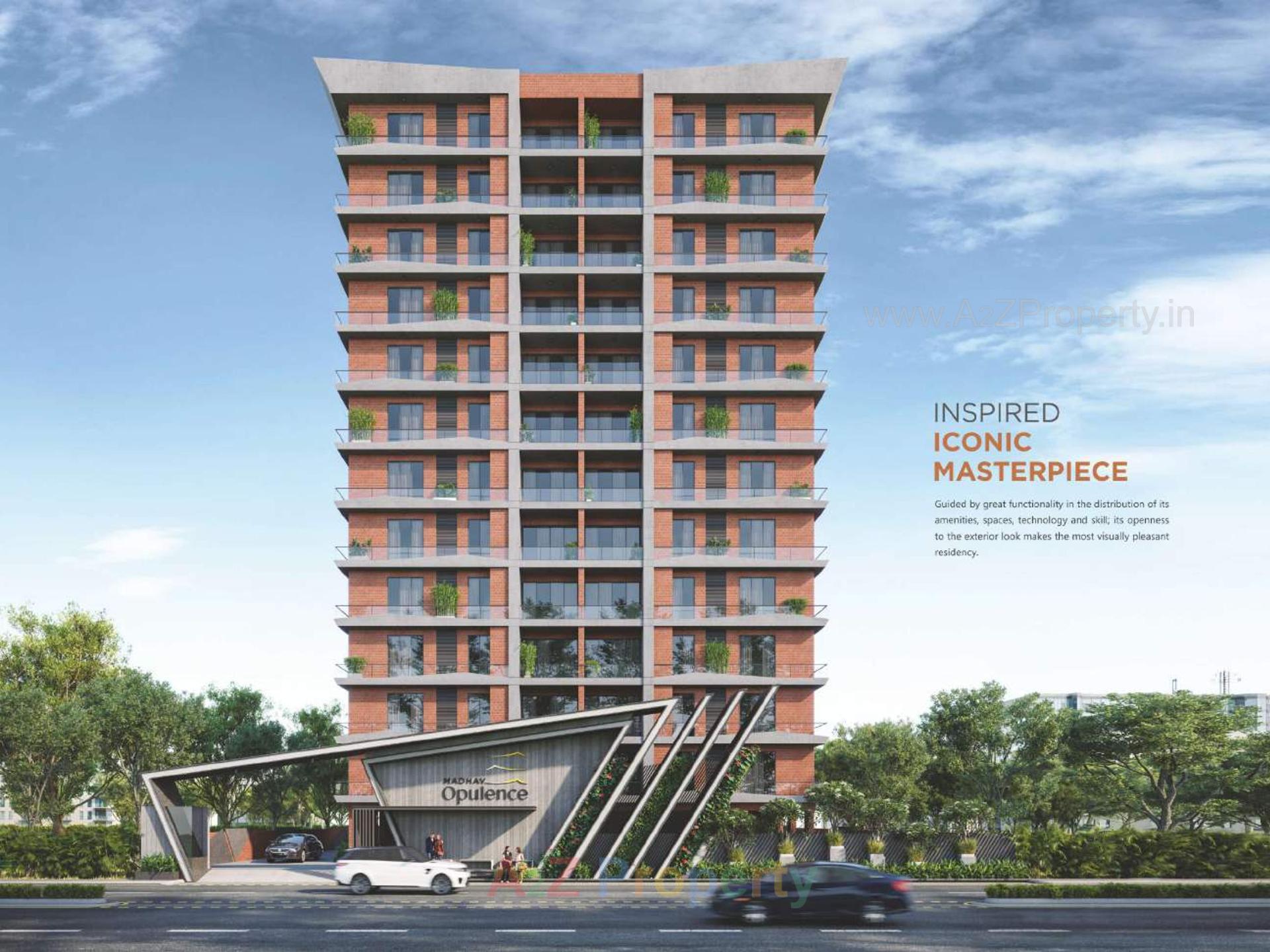 3D Elevation of real estate project Madhav Opulence located at Pal, Surat, Gujarat