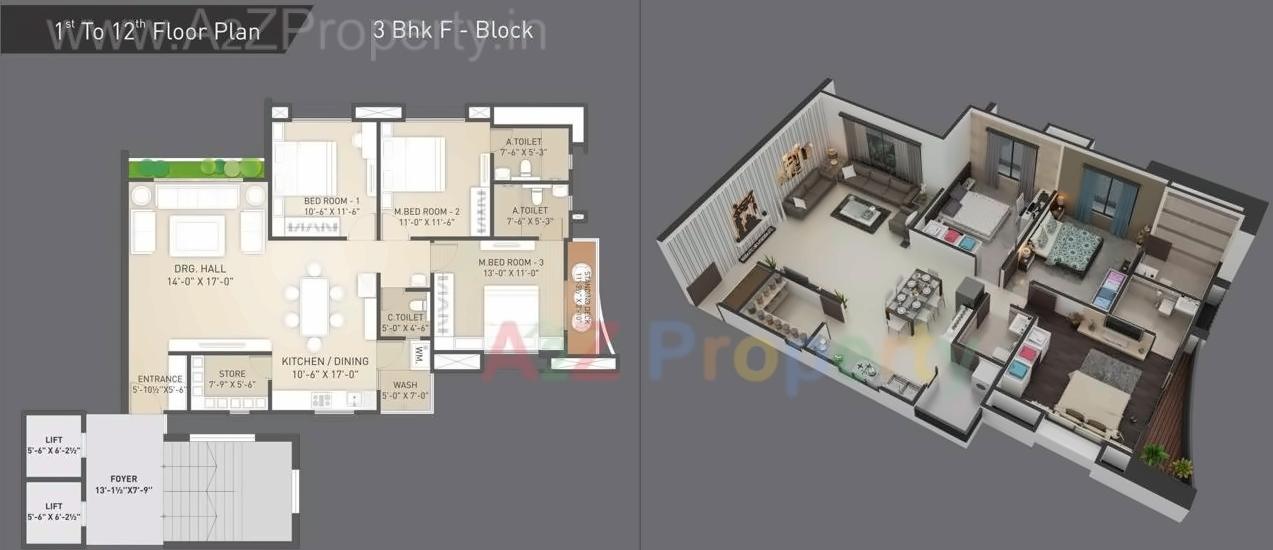 Layout of real estate project Madhav Platina located at Surat, Surat, Gujarat