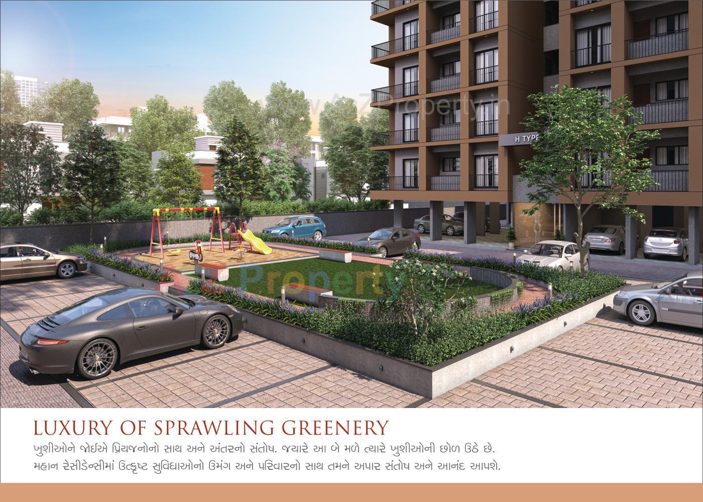 3D Elevation of real estate project Mahan Residency located at Puna, Surat, Gujarat