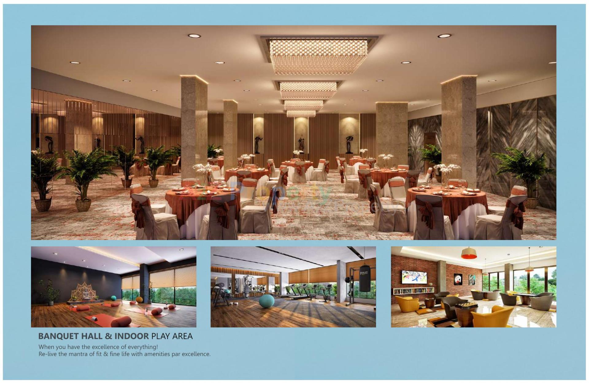 3D Elevation of real estate project Mahaveer Heights located at Vesu, Surat, Gujarat