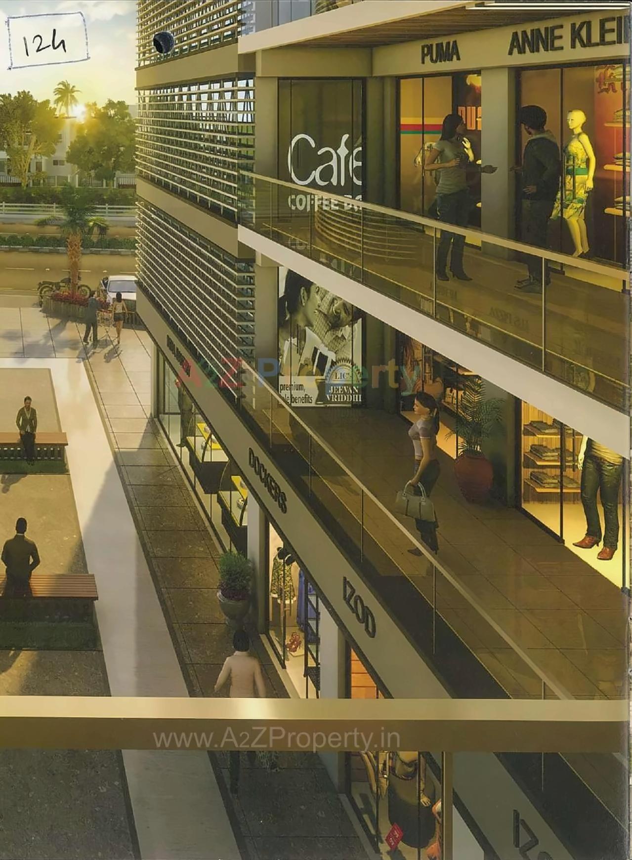 3D Elevation of real estate project Mahek Icon located at Katar, Surat, Gujarat