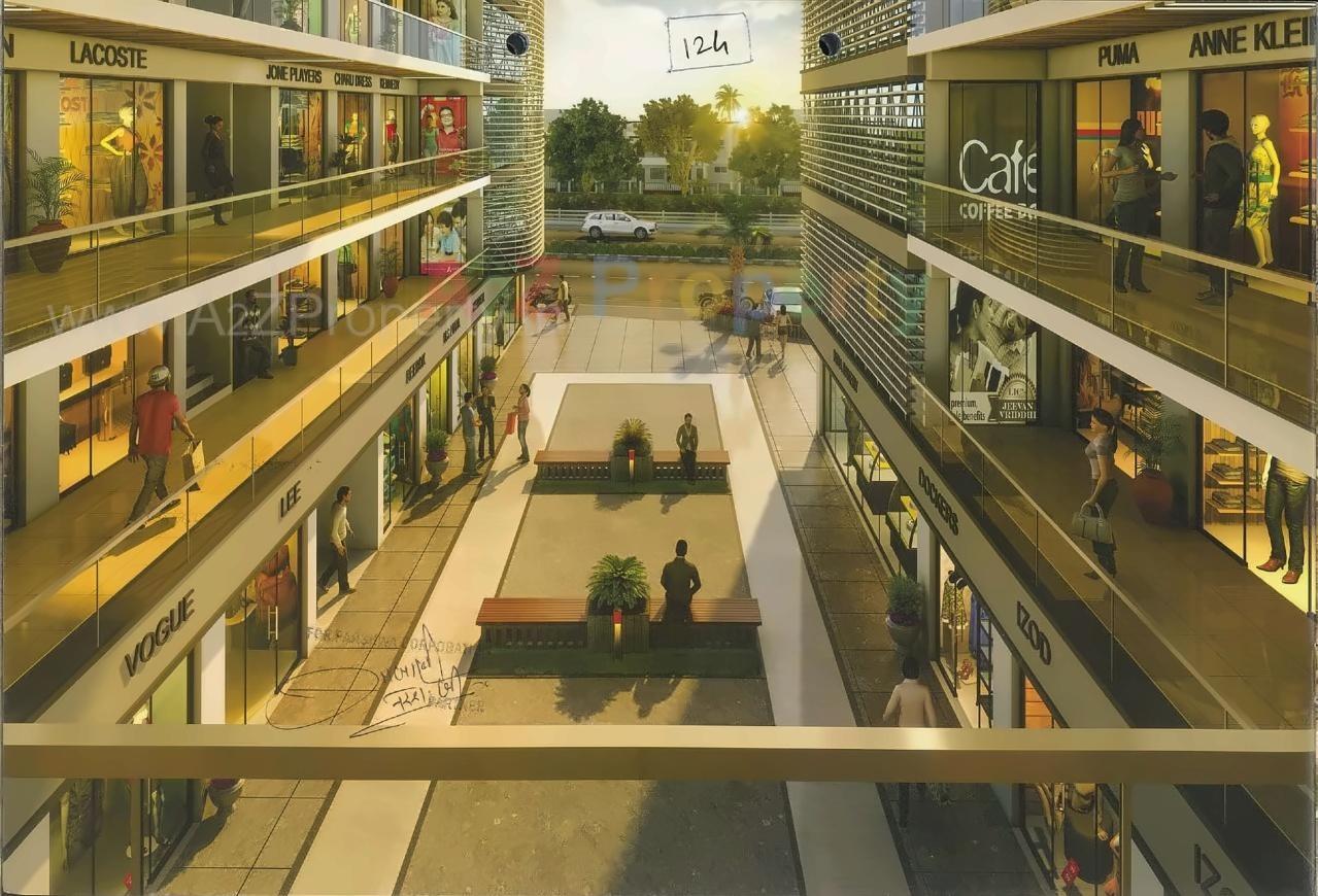 3D Elevation of real estate project Mahek Icon located at Katar, Surat, Gujarat