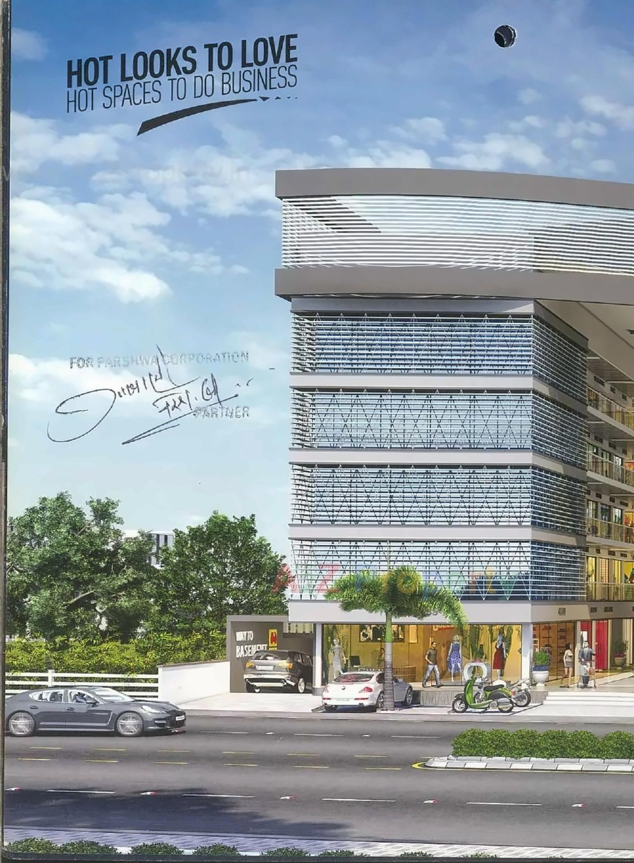 3D Elevation of real estate project Mahek Icon located at Katar, Surat, Gujarat