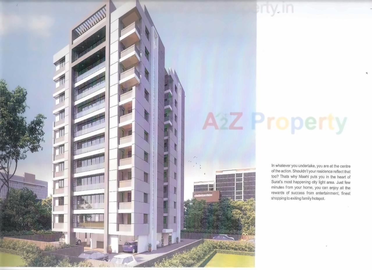 3D Elevation of real estate project Mahi Residency located at Umra, Surat, Gujarat