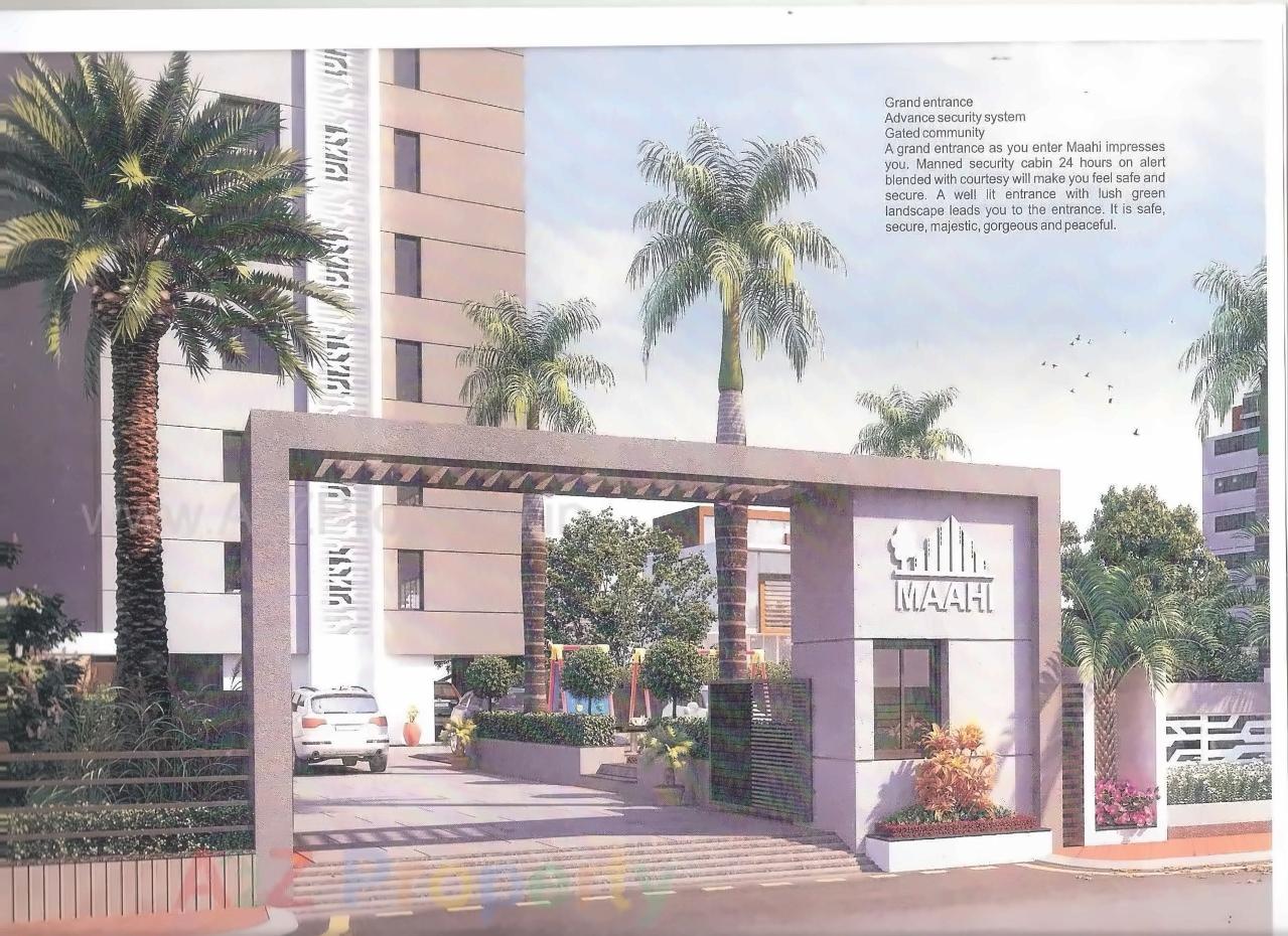 3D Elevation of real estate project Mahi Residency located at Umra, Surat, Gujarat