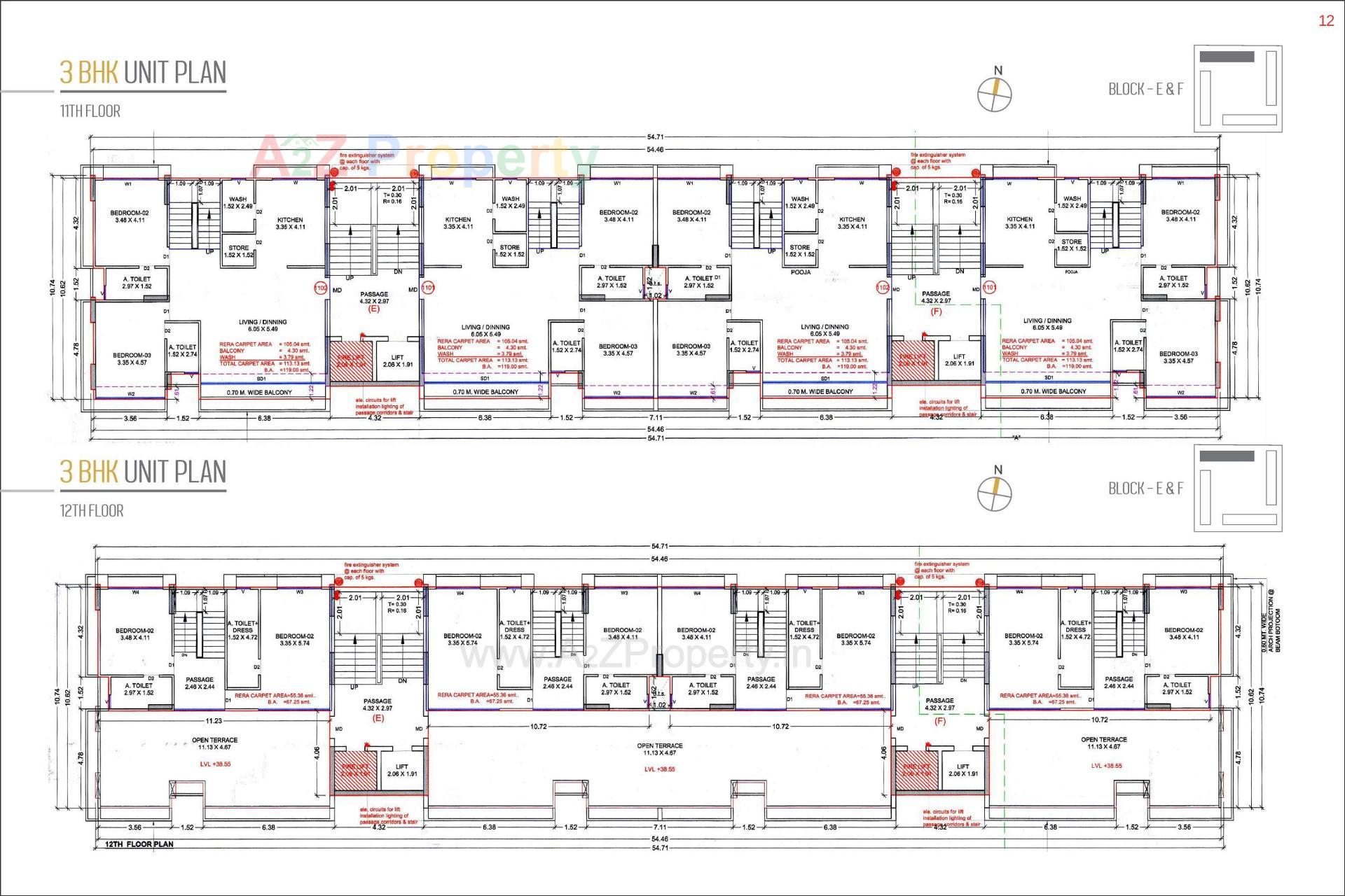 Layout of real estate project Mangalam Bliss located at Dumas, Surat, Gujarat