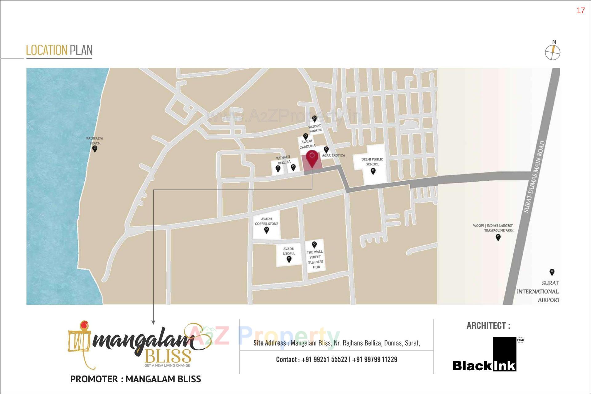  of real estate project Mangalam Bliss located at Dumas, Surat, Gujarat