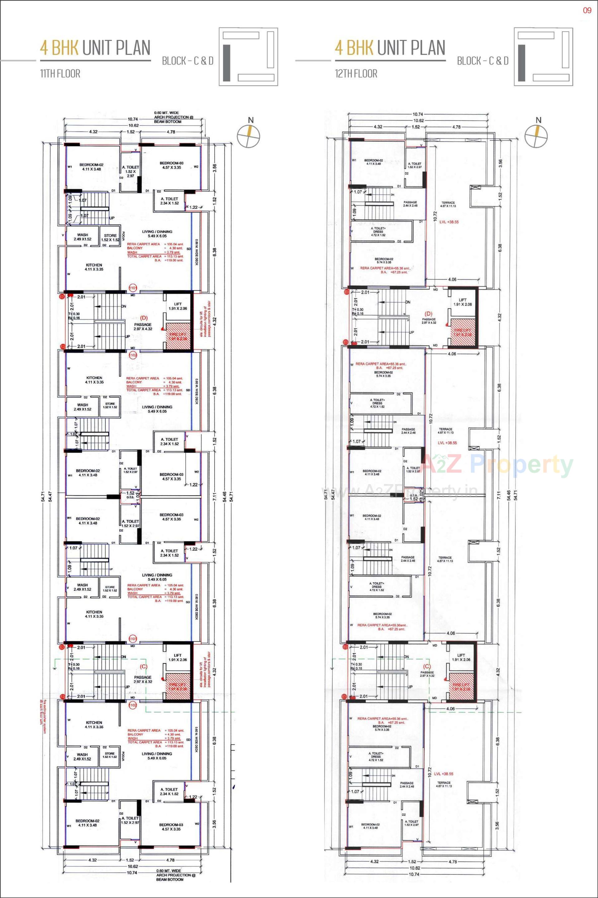 Layout of real estate project Mangalam Bliss located at Dumas, Surat, Gujarat