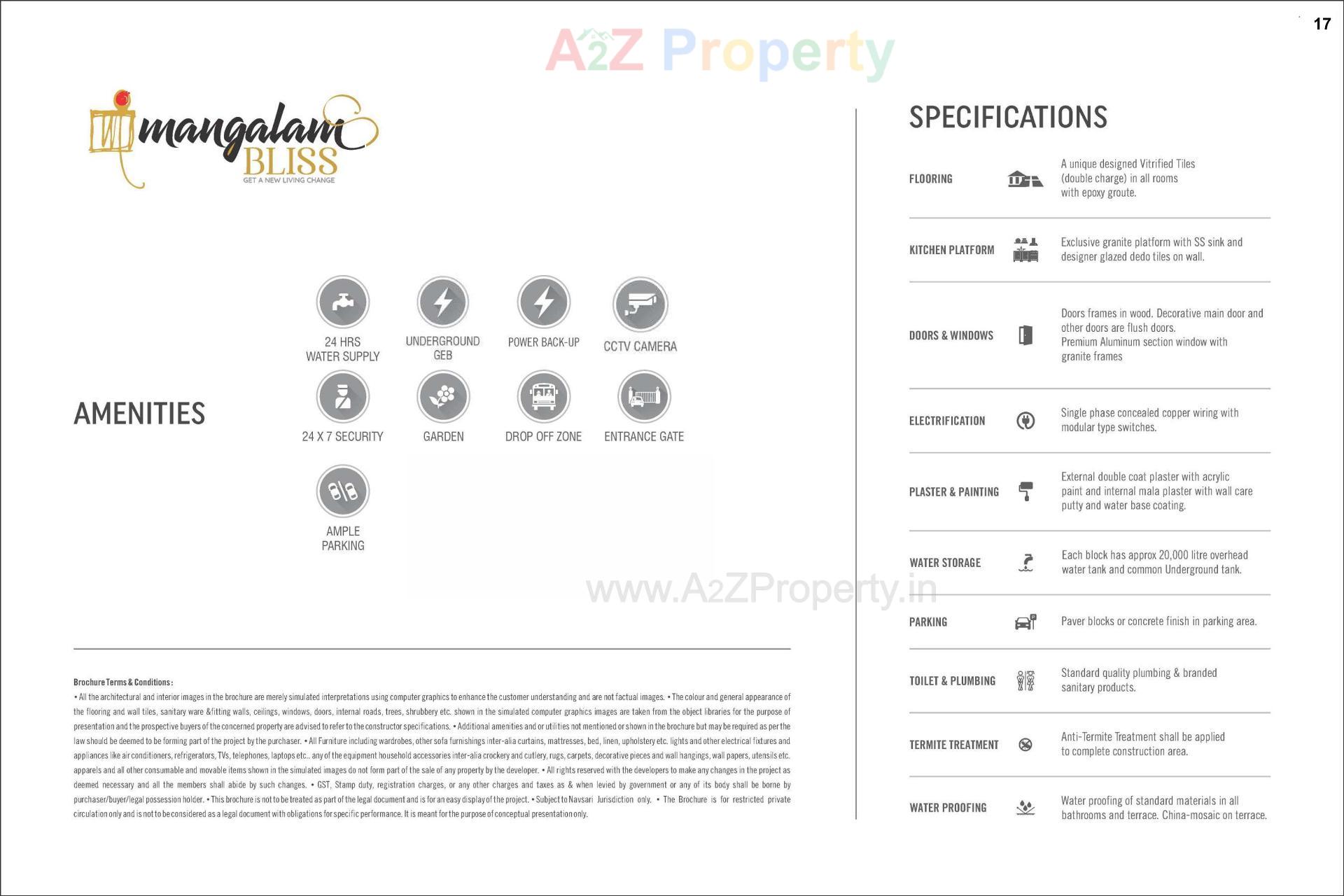  of real estate project Mangalam Bliss located at Dumas, Surat, Gujarat
