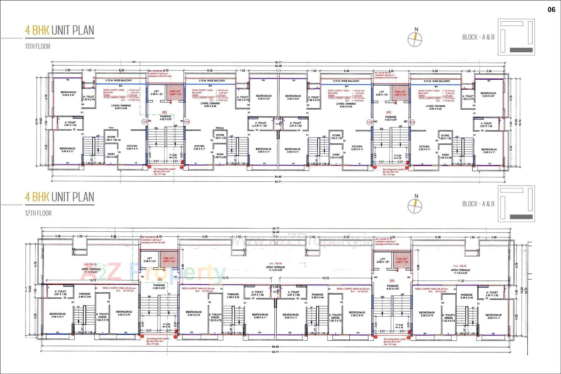 Layout of real estate project Mangalam Bliss located at Dumas, Surat, Gujarat