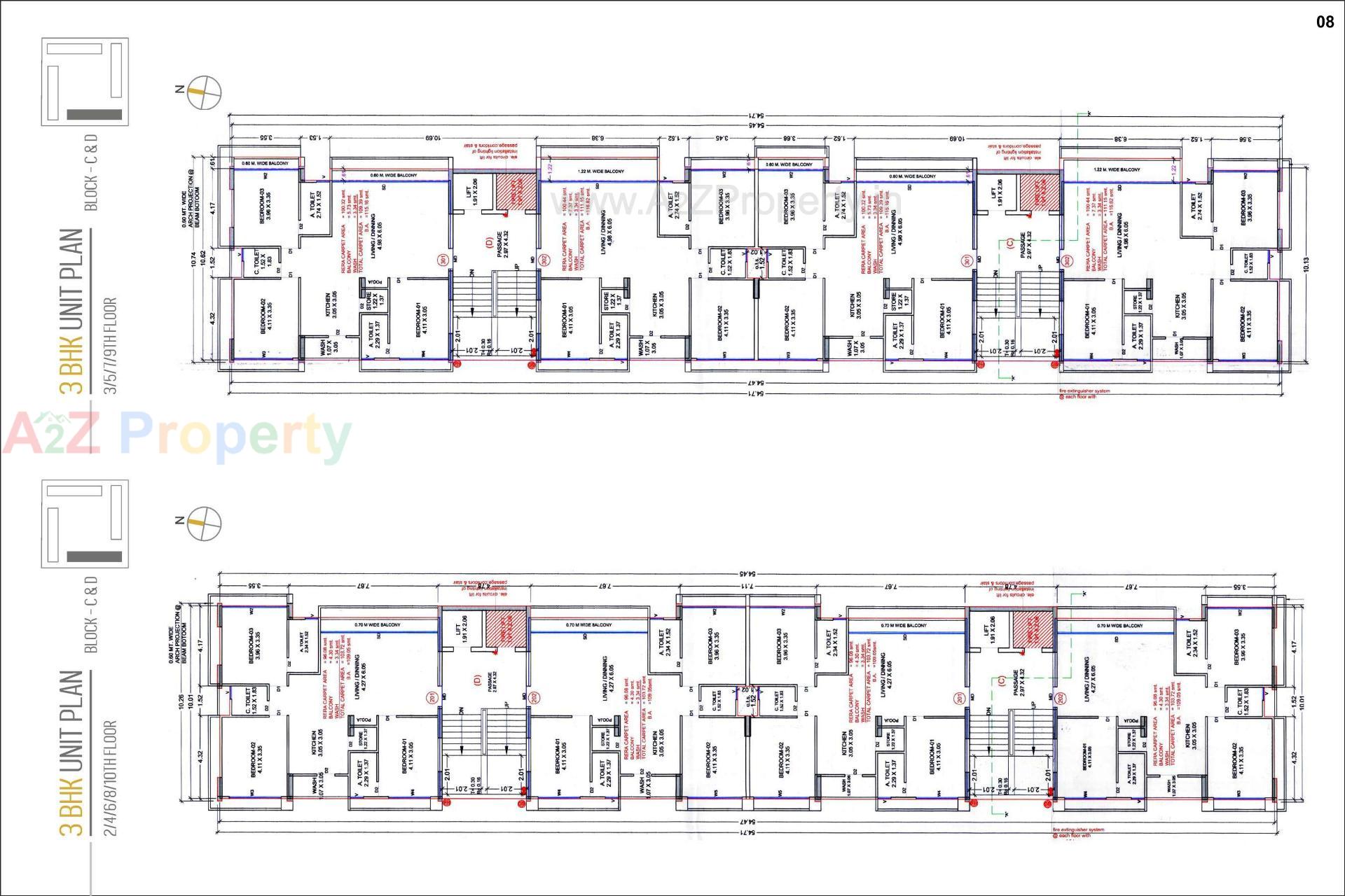 Layout of real estate project Mangalam Bliss located at Dumas, Surat, Gujarat