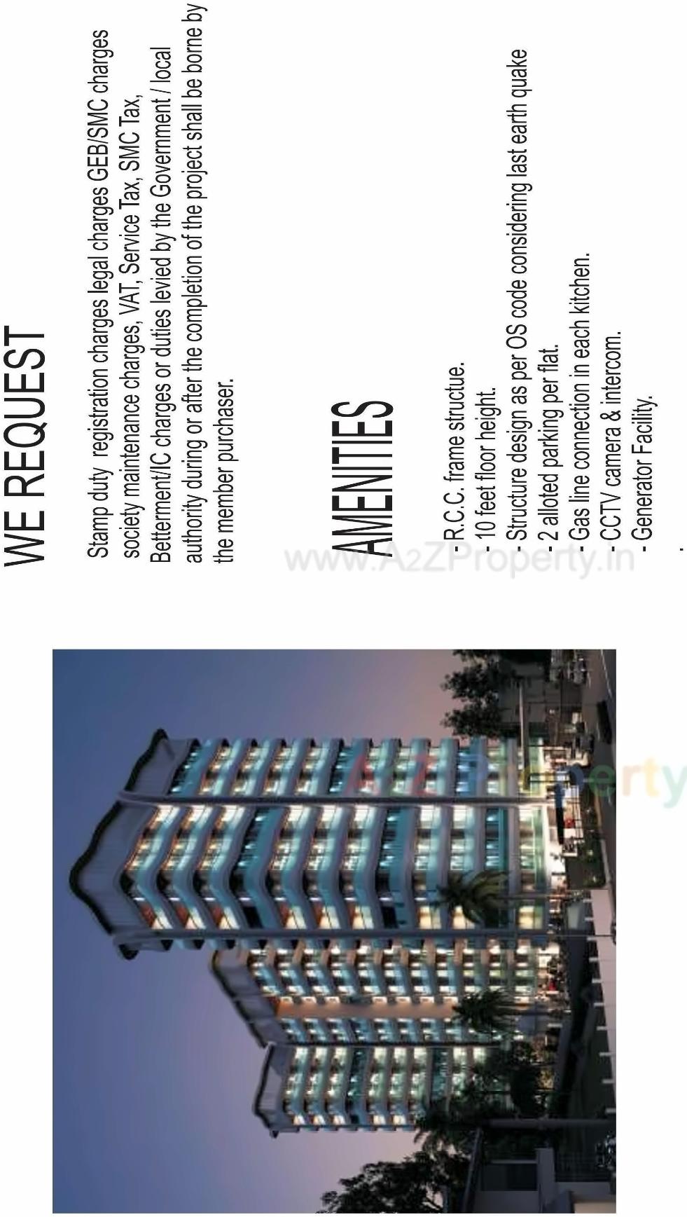  of real estate project Manidhari Luxuria located at Pal, Surat, Gujarat