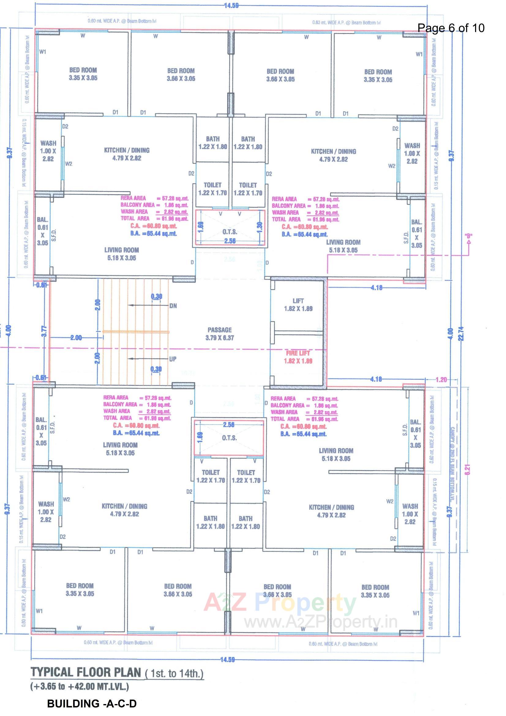 Layout of real estate project Mantra Dream Homes located at Kosad, Surat, Gujarat