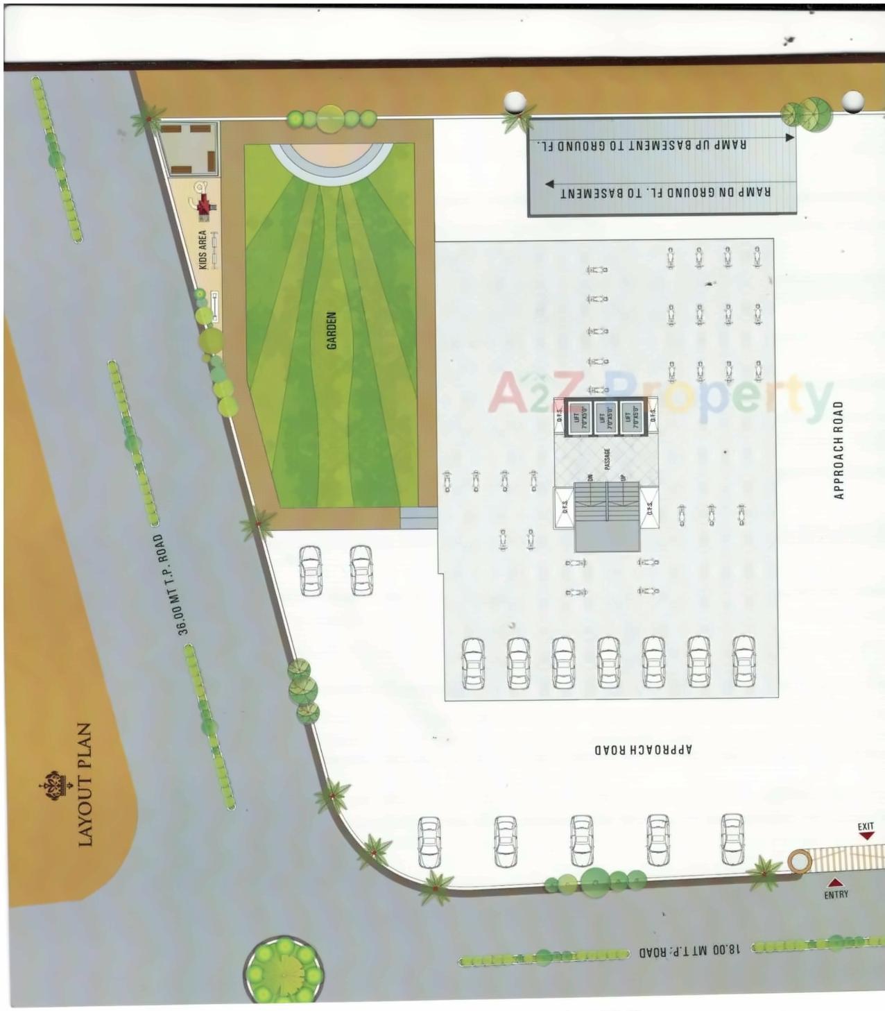 Layout of real estate project Mantra Homes located at Varachha, Surat, Gujarat