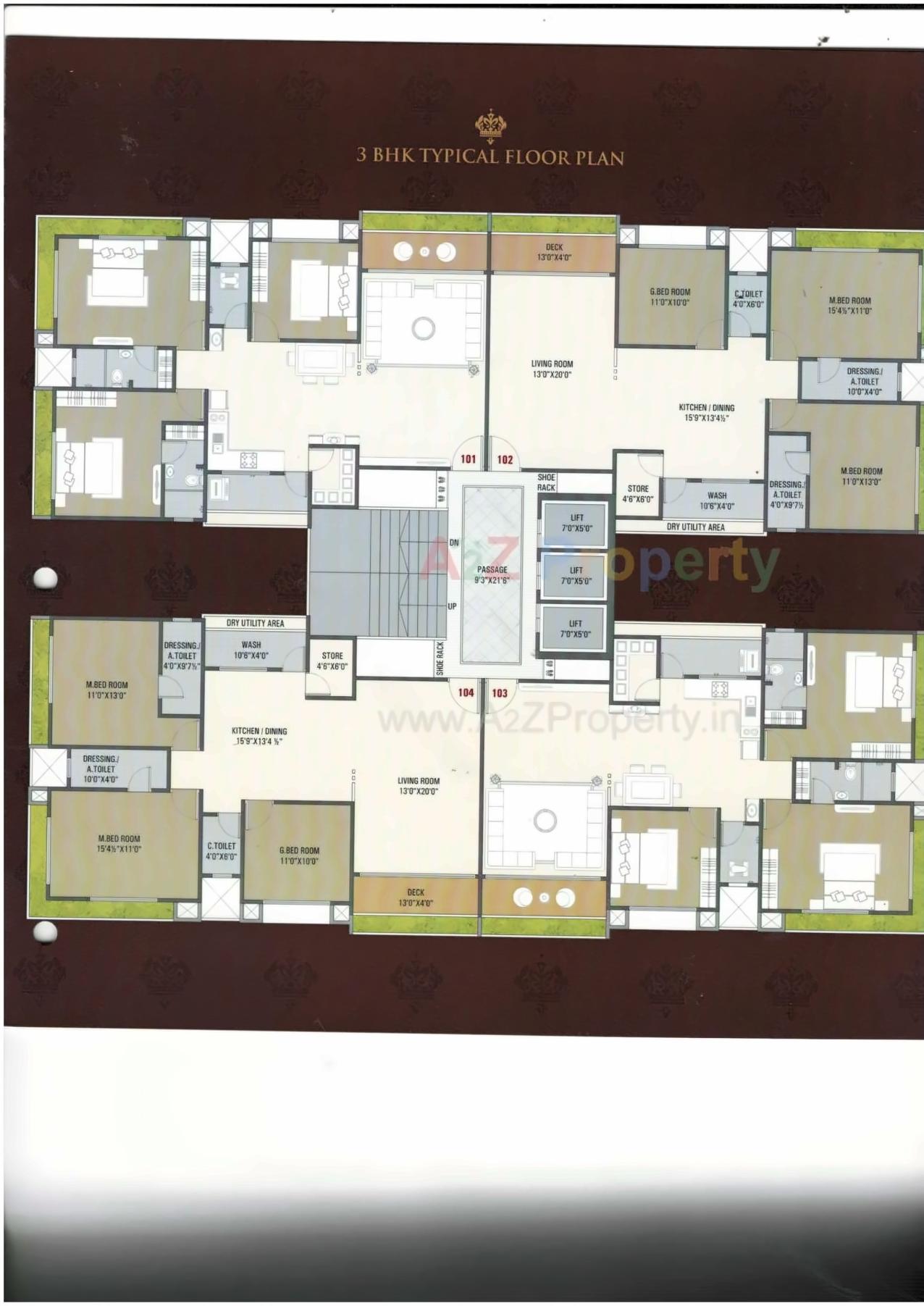 Layout of real estate project Mantra Homes located at Varachha, Surat, Gujarat