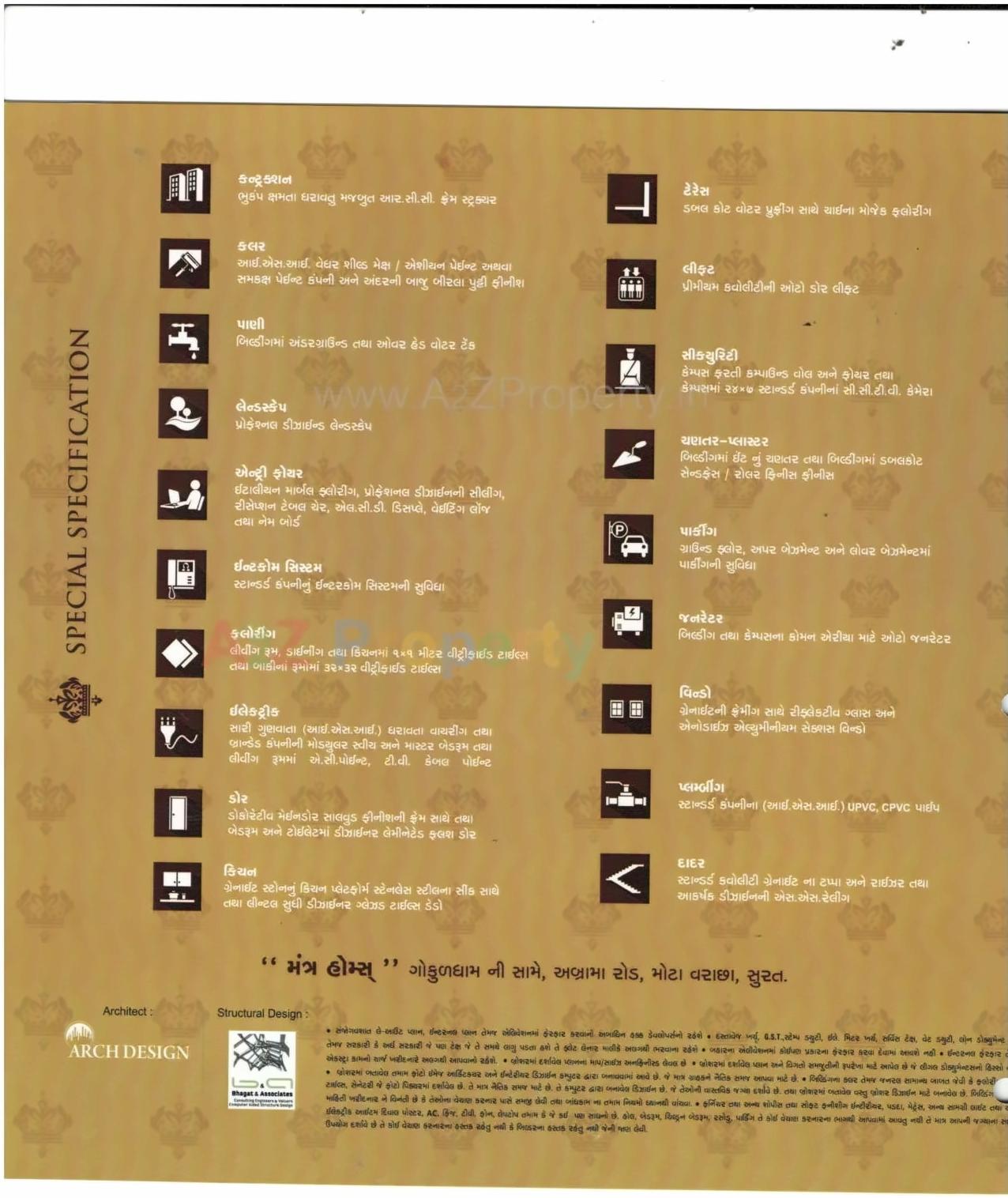  of real estate project Mantra Homes located at Varachha, Surat, Gujarat