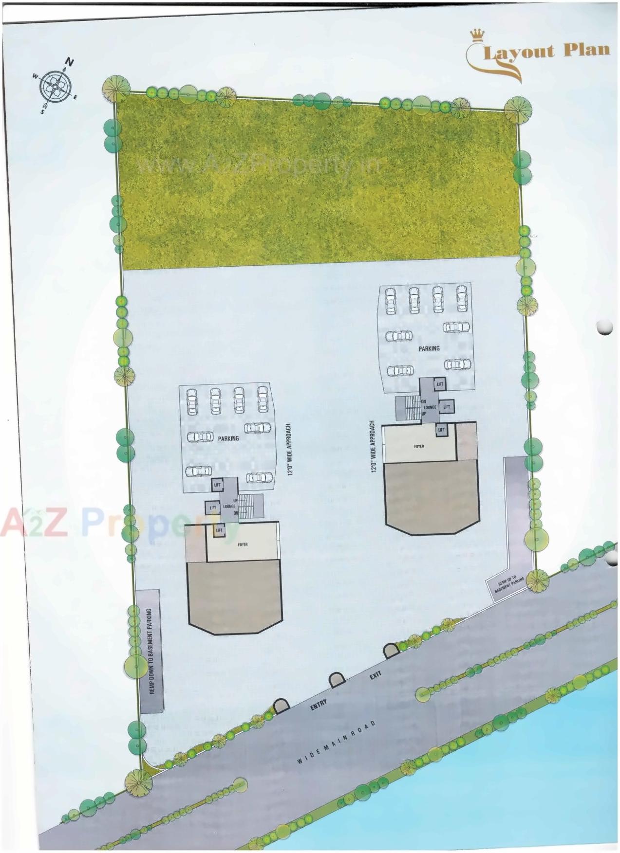 Layout of real estate project Mantra Luxuria located at Varachha, Surat, Gujarat