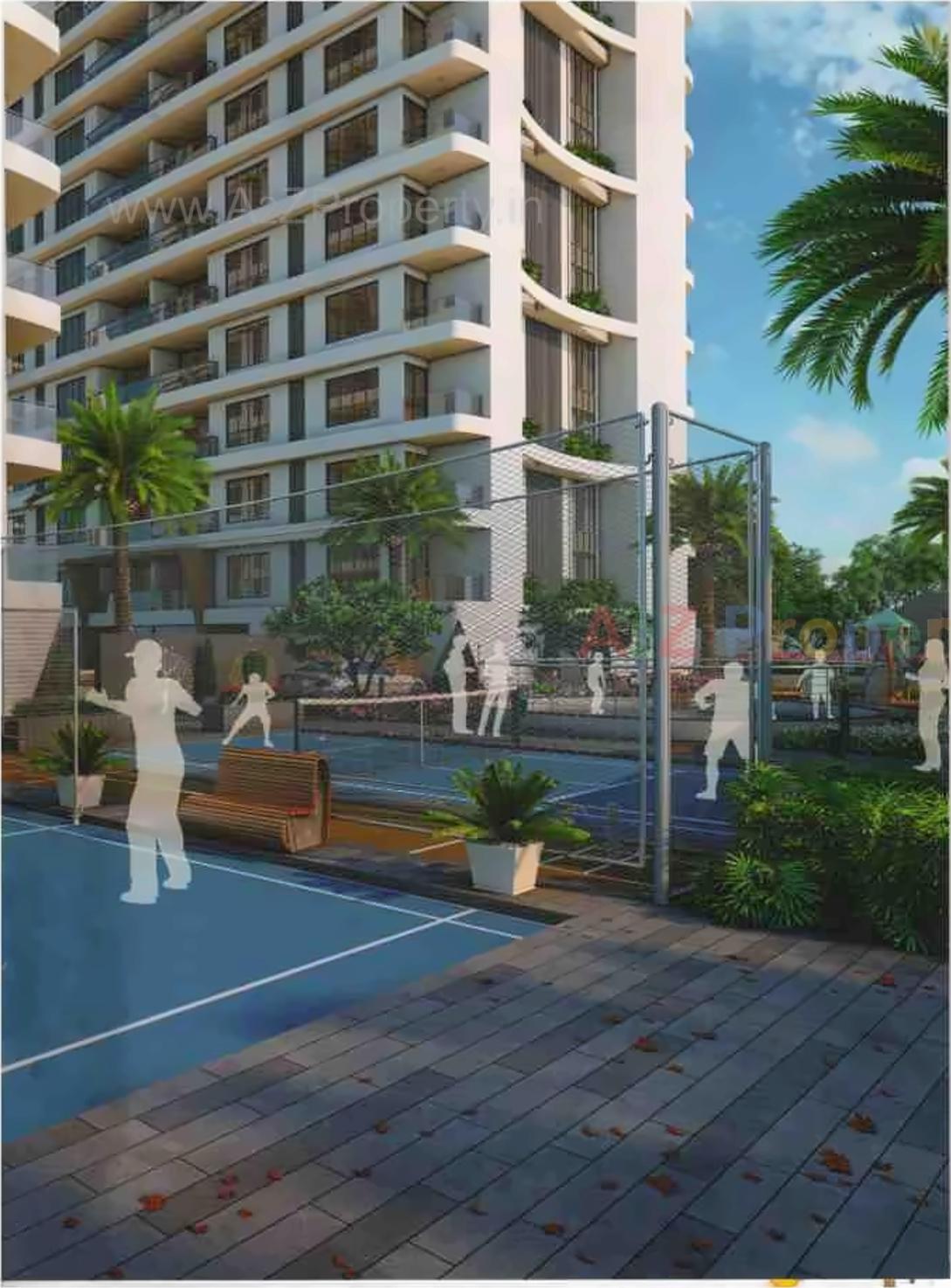 3D Elevation of real estate project Marigold Cresta located at Sarthana, Surat, Gujarat