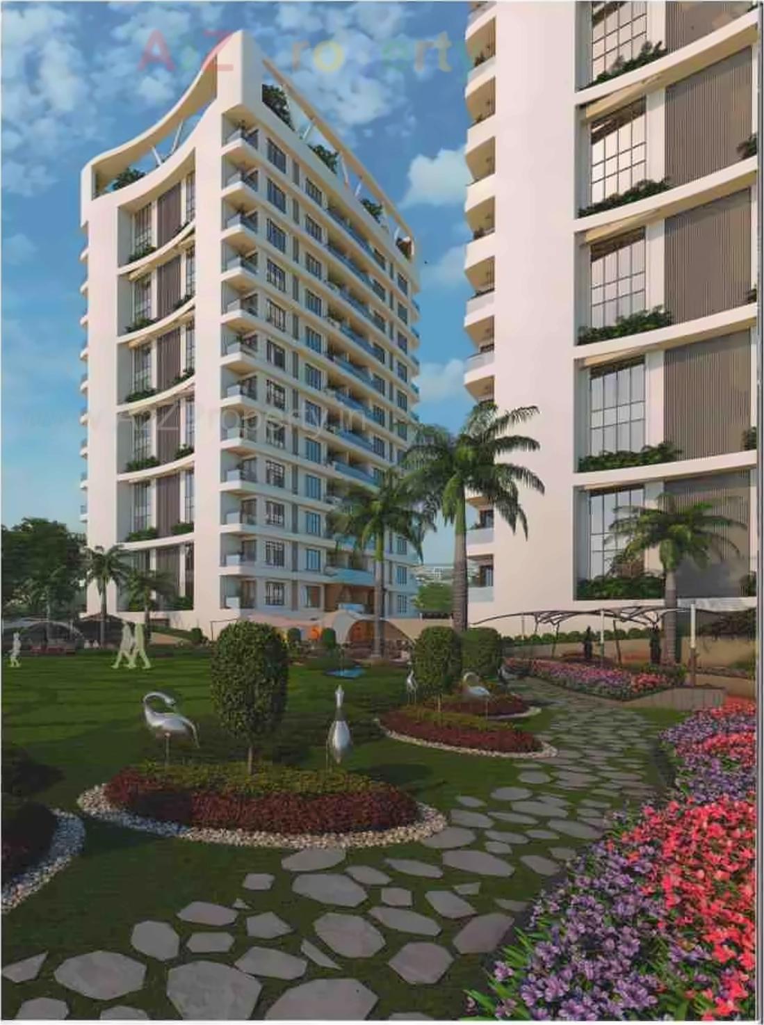 3D Elevation of real estate project Marigold Cresta located at Sarthana, Surat, Gujarat