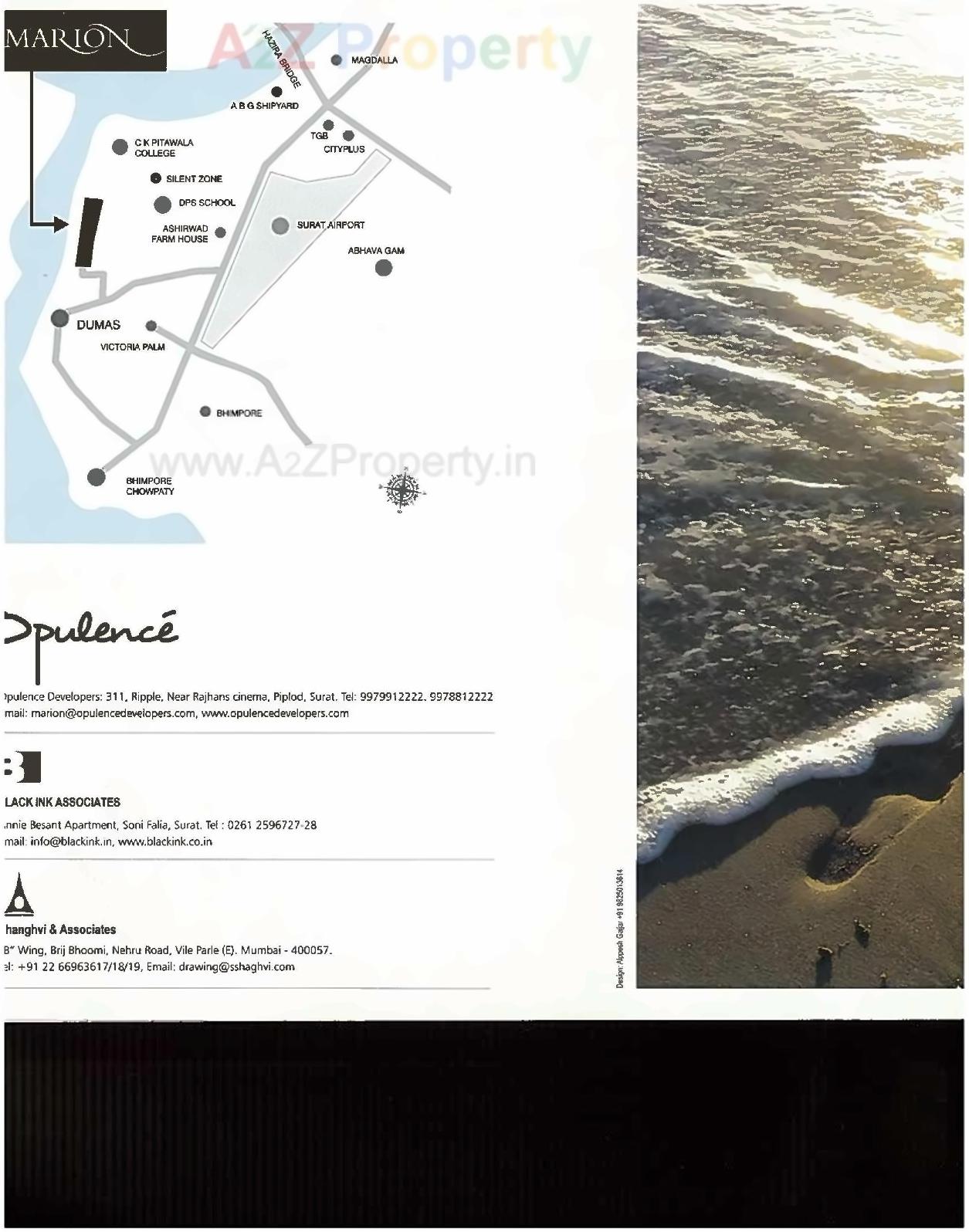  of real estate project Marion Residency located at Dumas, Surat, Gujarat