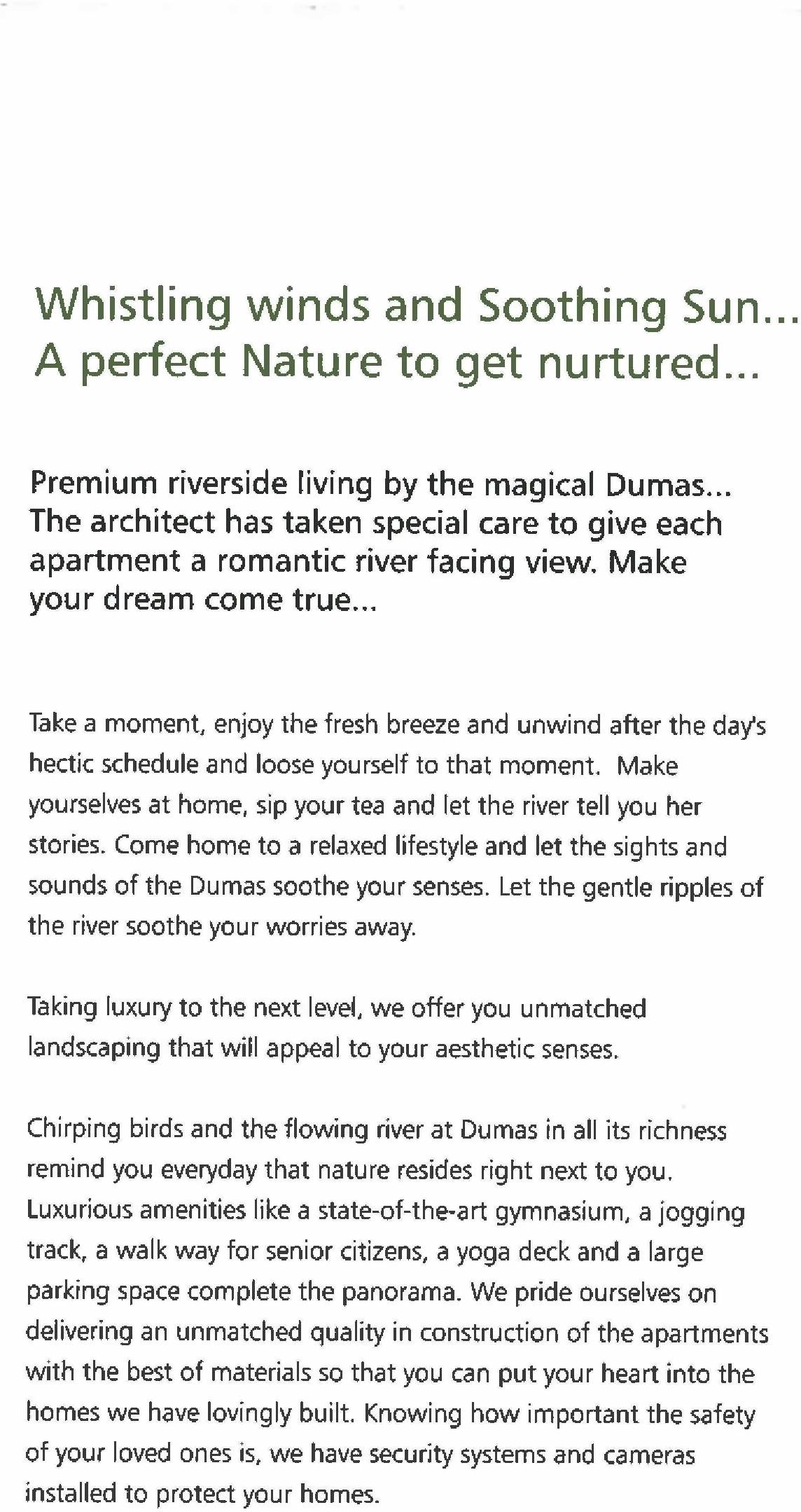 Amenities of Marion Residency