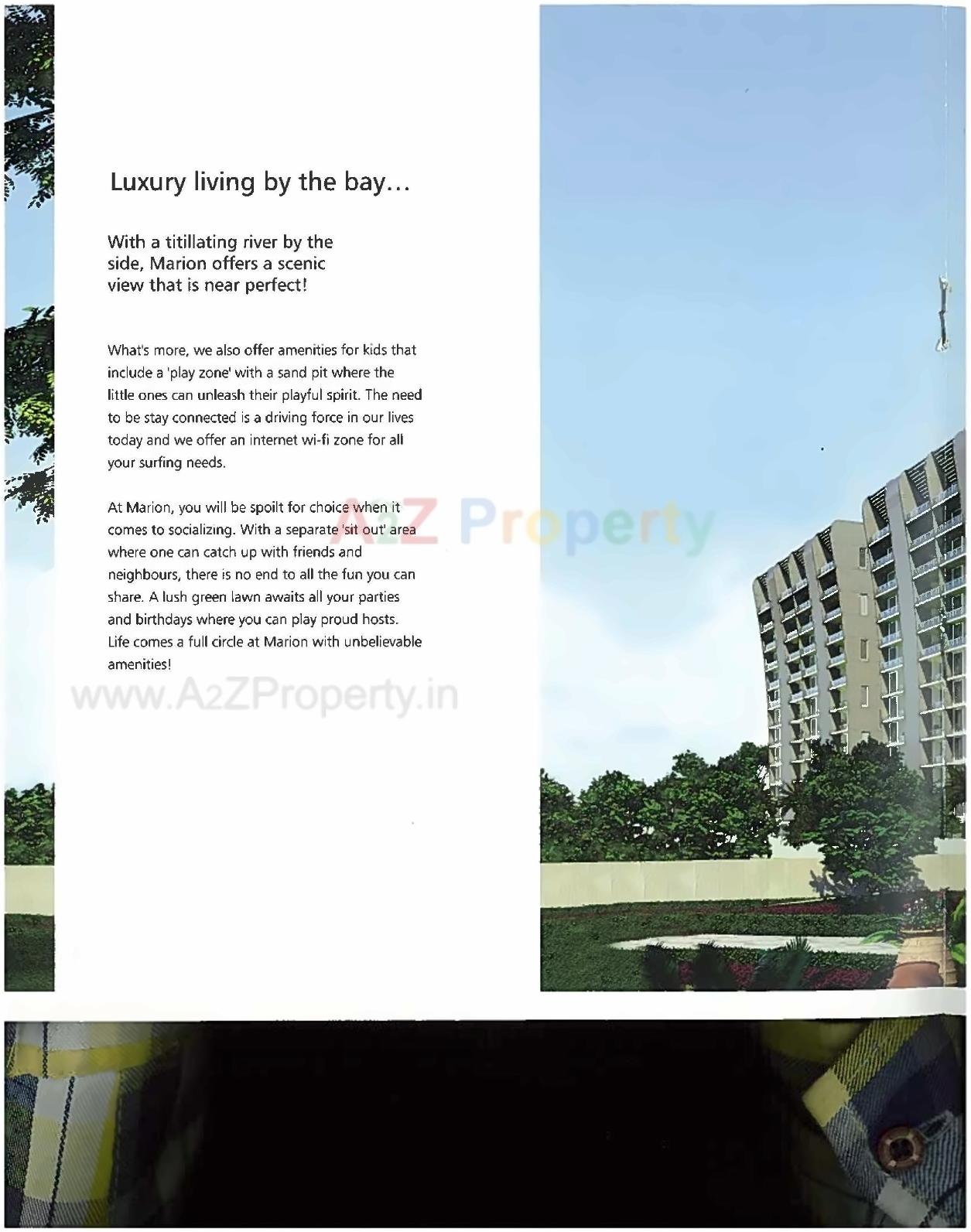 3D Elevation of real estate project Marion Residency located at Dumas, Surat, Gujarat