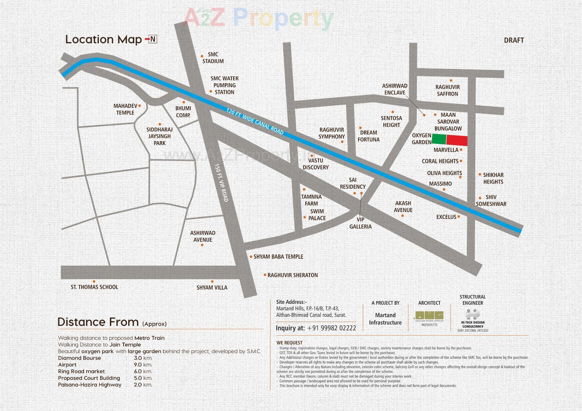  of real estate project Martand Hills located at Surat, Surat, Gujarat