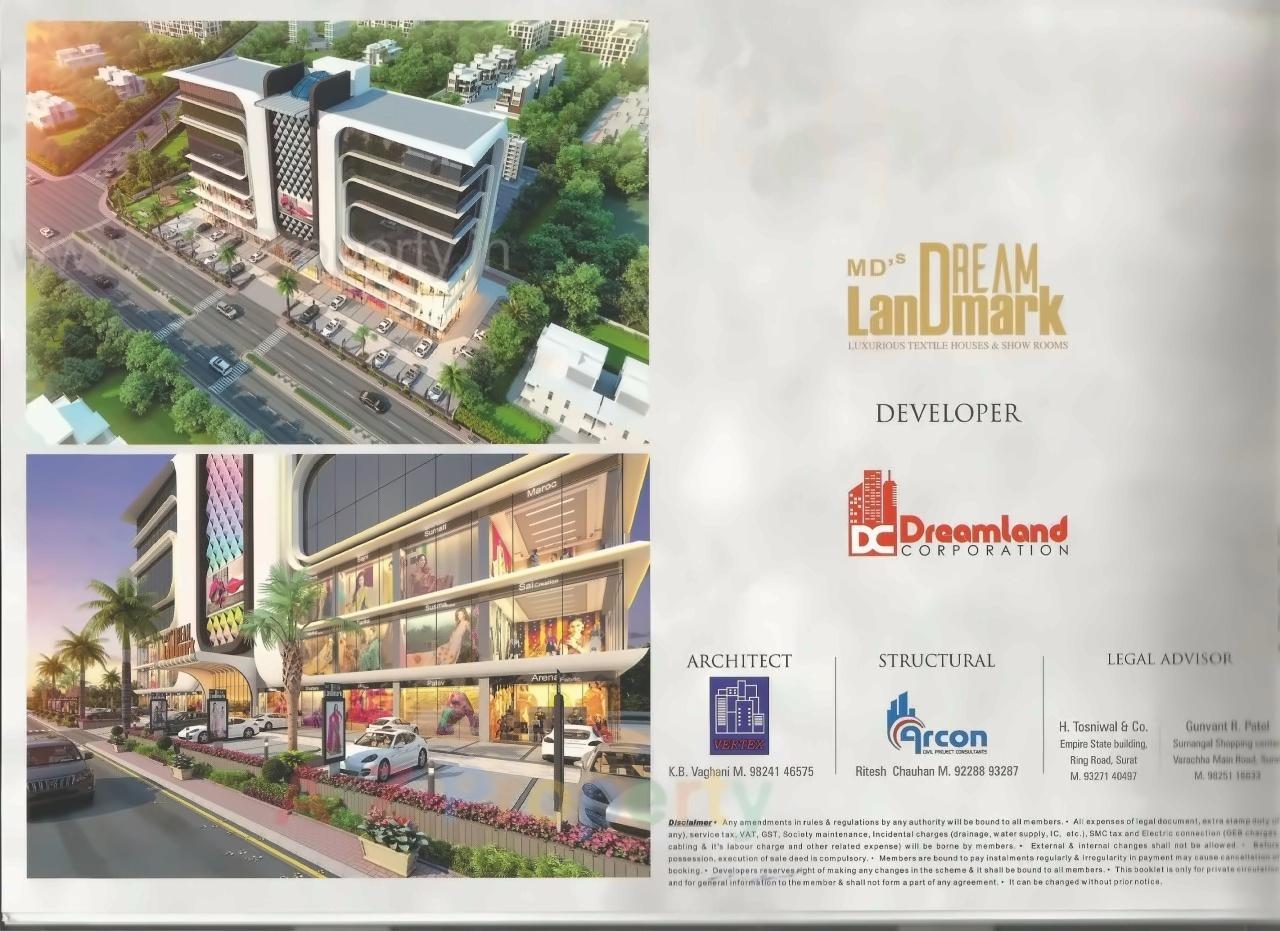  of real estate project Md's Dream Landmark located at Dumbhal, Surat, Gujarat