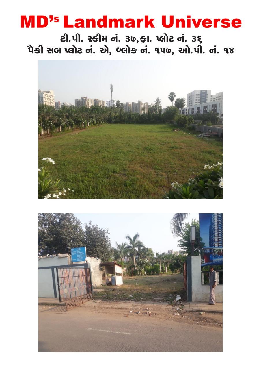 186111_const of real estate project Md's Landmark Universe located at Althan, Surat, Gujarat