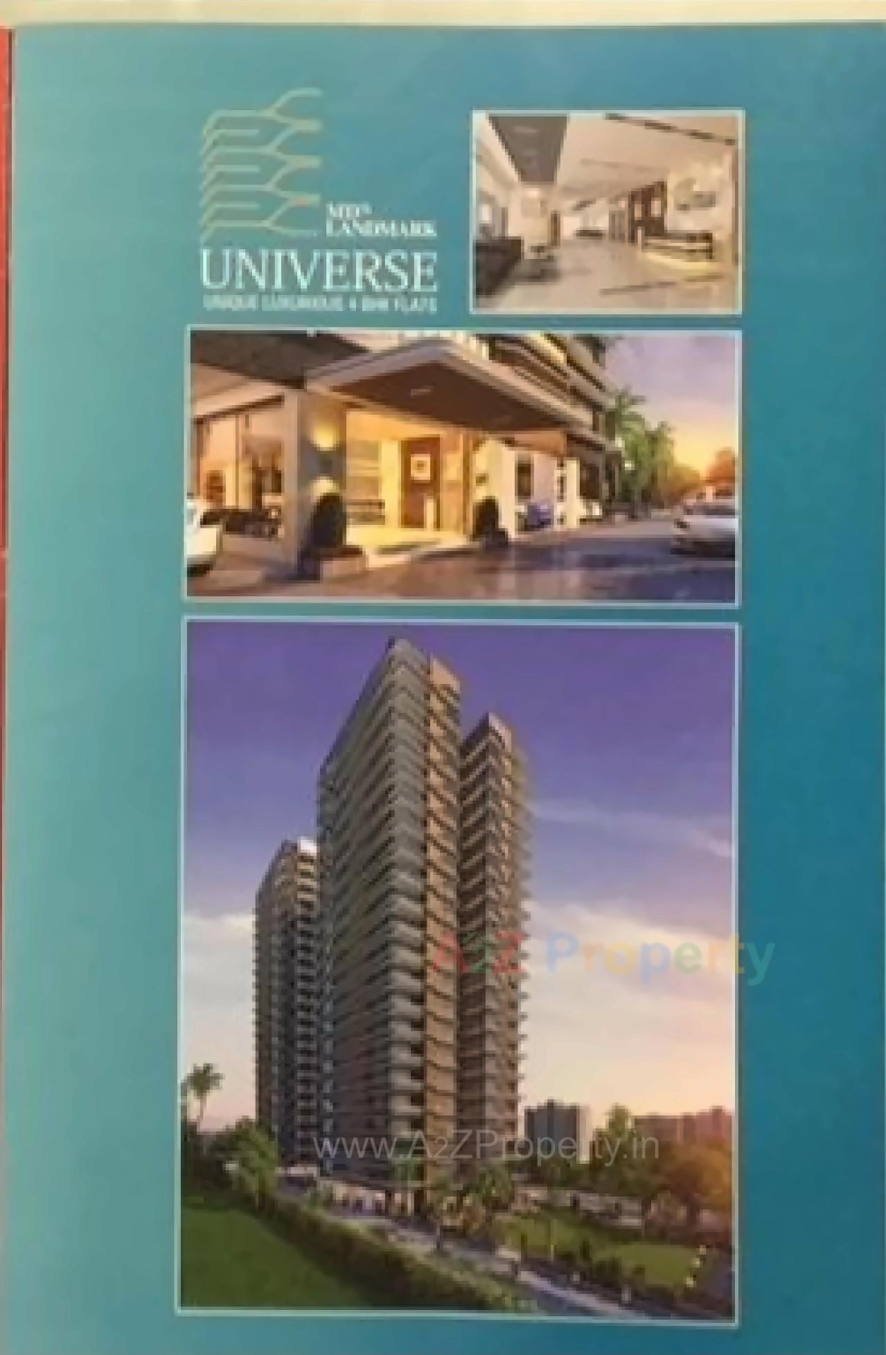 3D Elevation of real estate project Md's Landmark Universe located at Althan, Surat, Gujarat