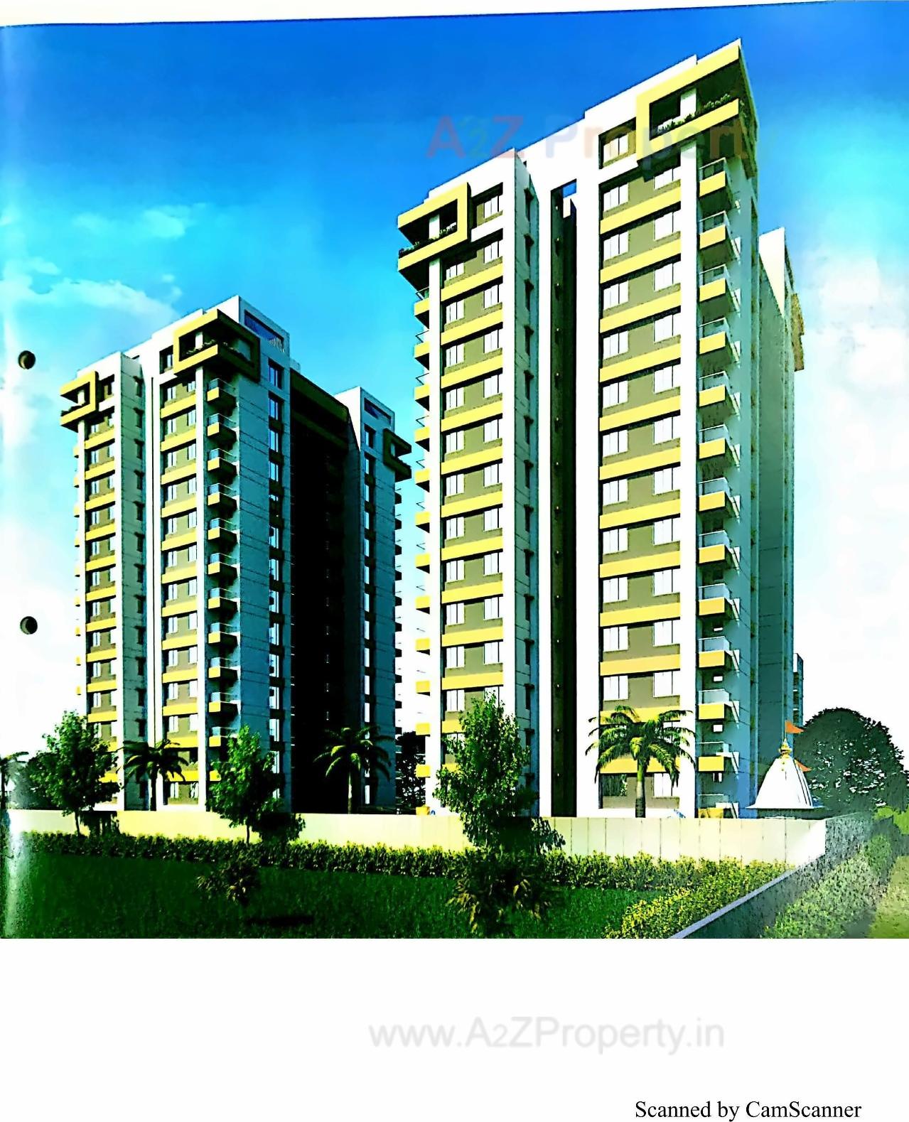 3D Elevation of real estate project Meera Park located at Bhimrad, Surat, Gujarat