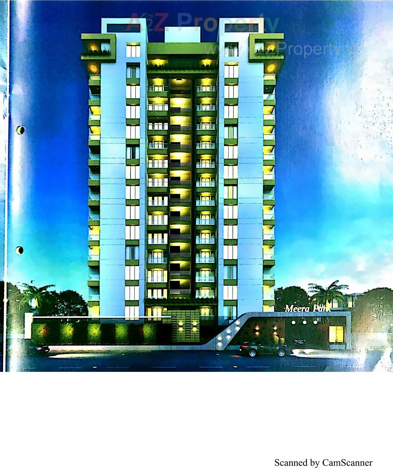 3D Elevation of real estate project Meera Park located at Bhimrad, Surat, Gujarat