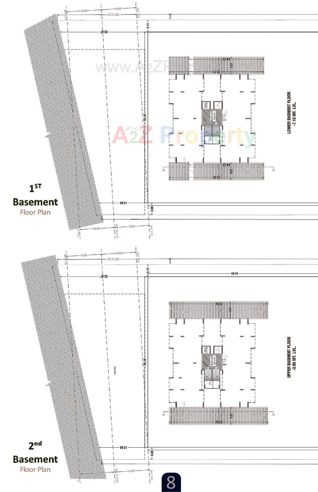 Layout of real estate project Meera Pearl located at Sarthana, Surat, Gujarat