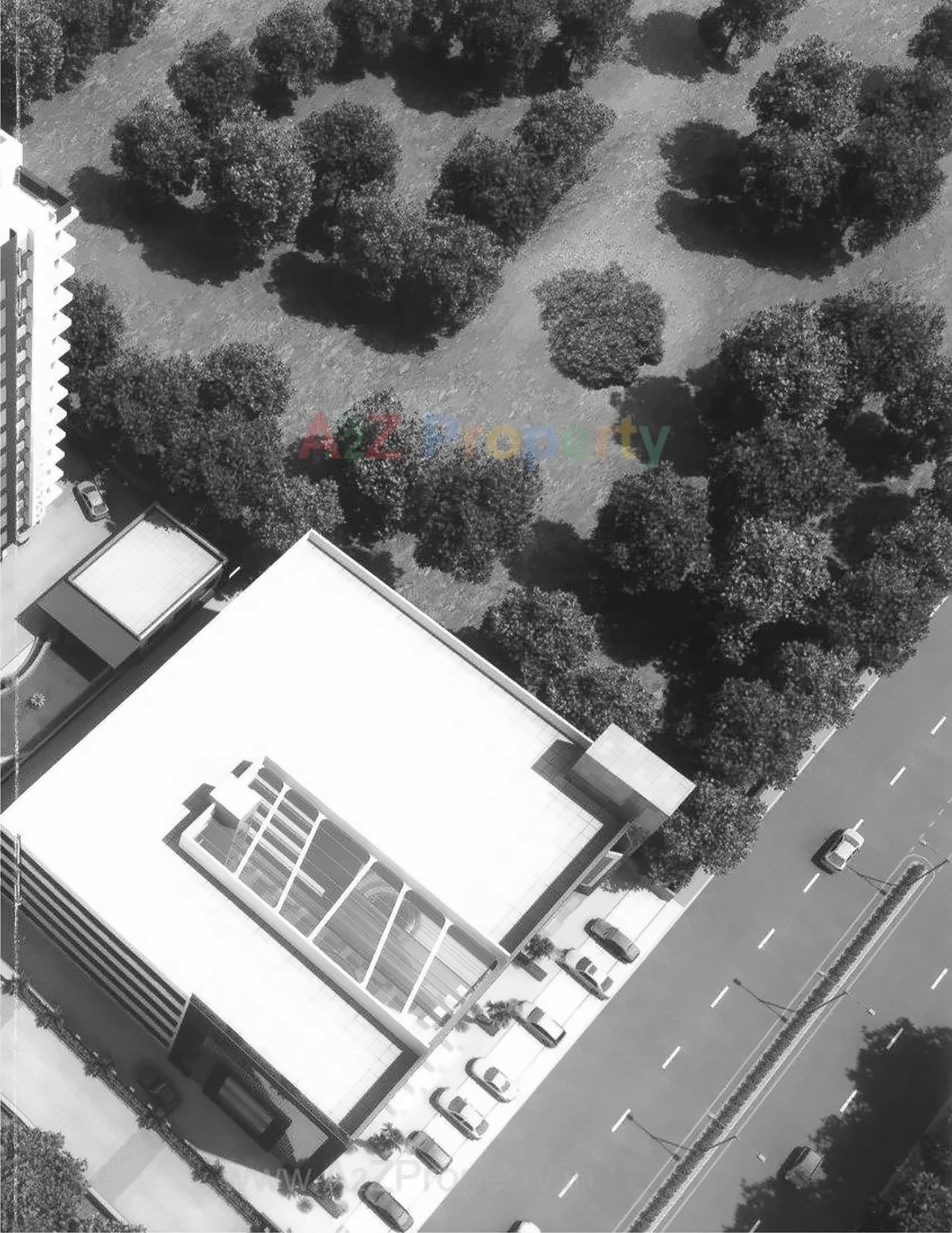 3D Elevation of real estate project Mega Royal located at Adajan, Surat, Gujarat