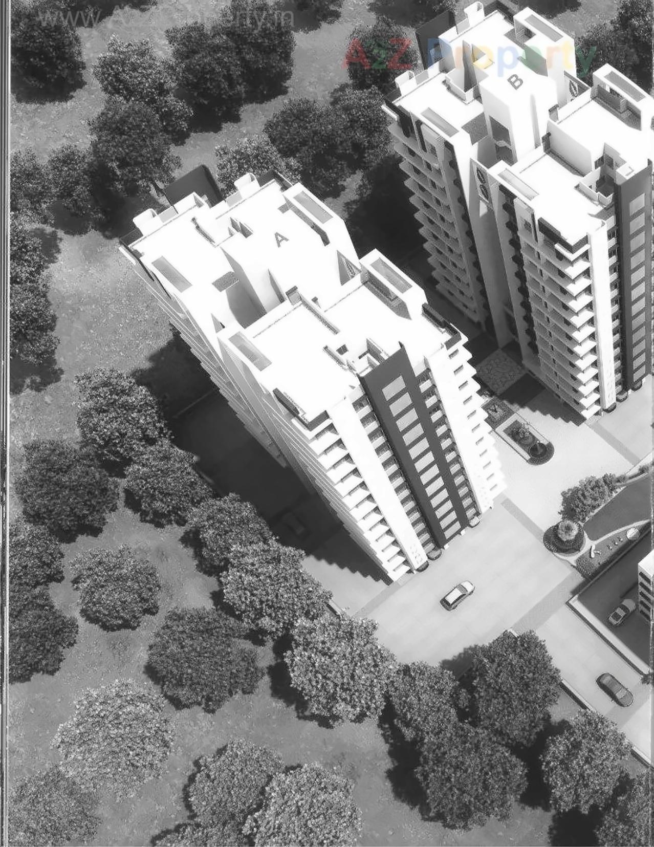 3D Elevation of real estate project Mega Royal located at Adajan, Surat, Gujarat