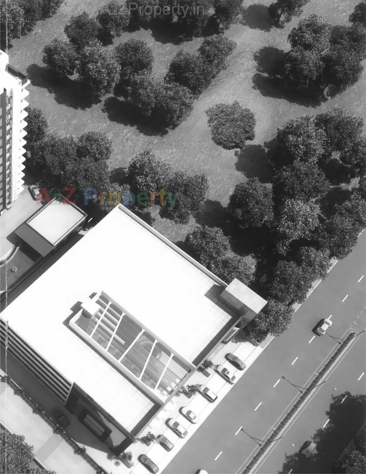 3D Elevation of real estate project Mega Royal located at Adajan, Surat, Gujarat