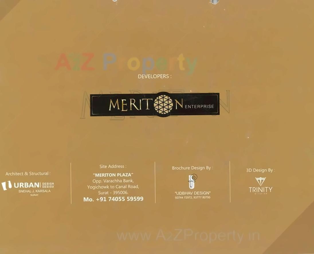  of real estate project Meriton Plaza located at Puna, Surat, Gujarat