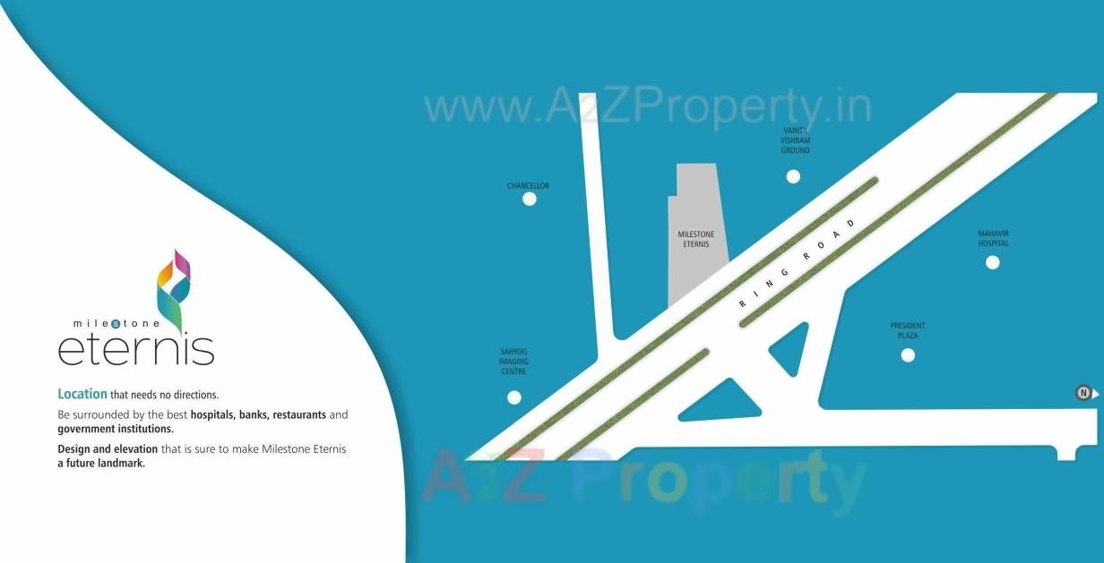  of real estate project Milestone Eternis located at Sama, Surat, Gujarat